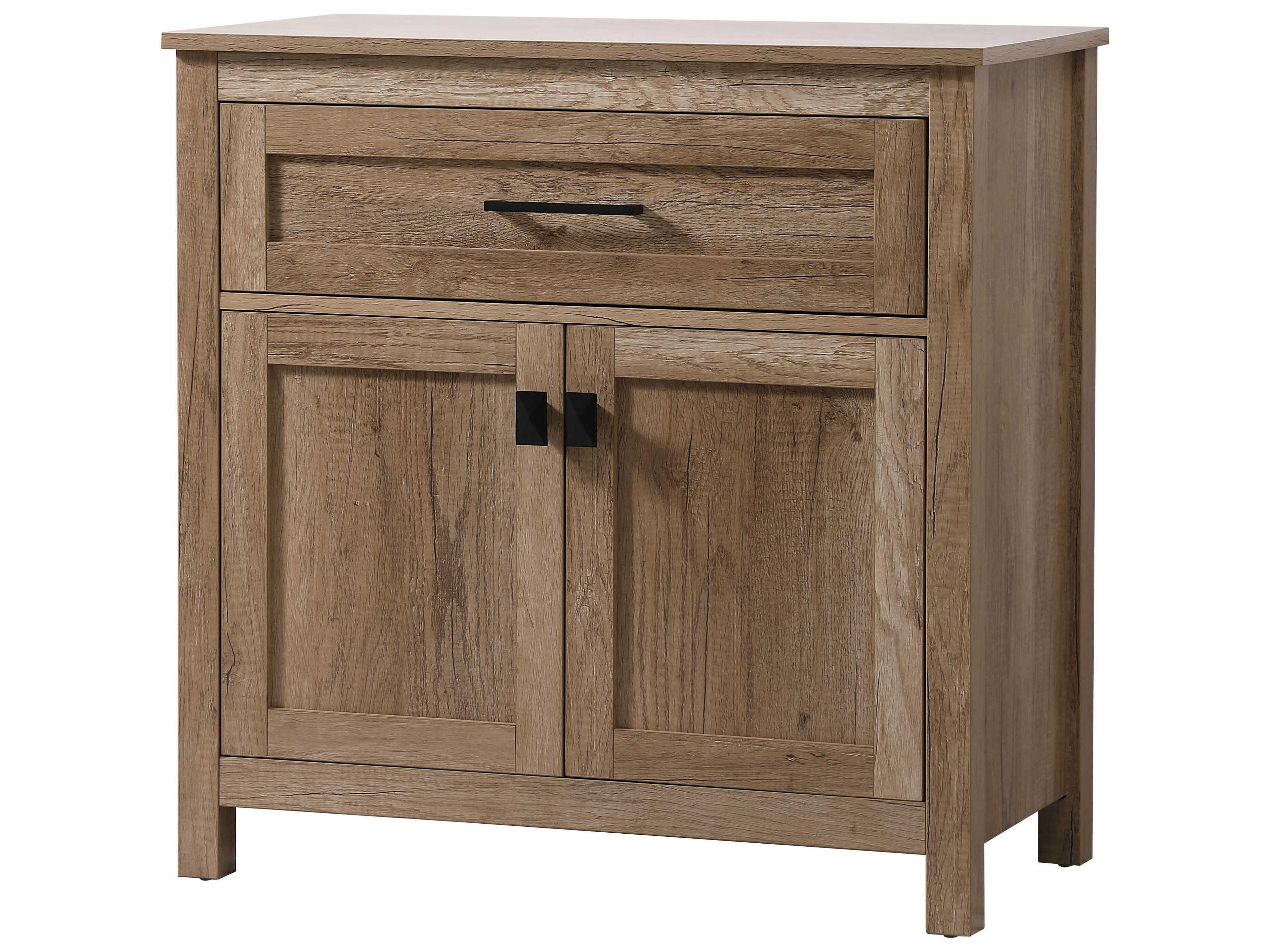 Elegant Lighting Adian Natural Oak Bathroom Storage