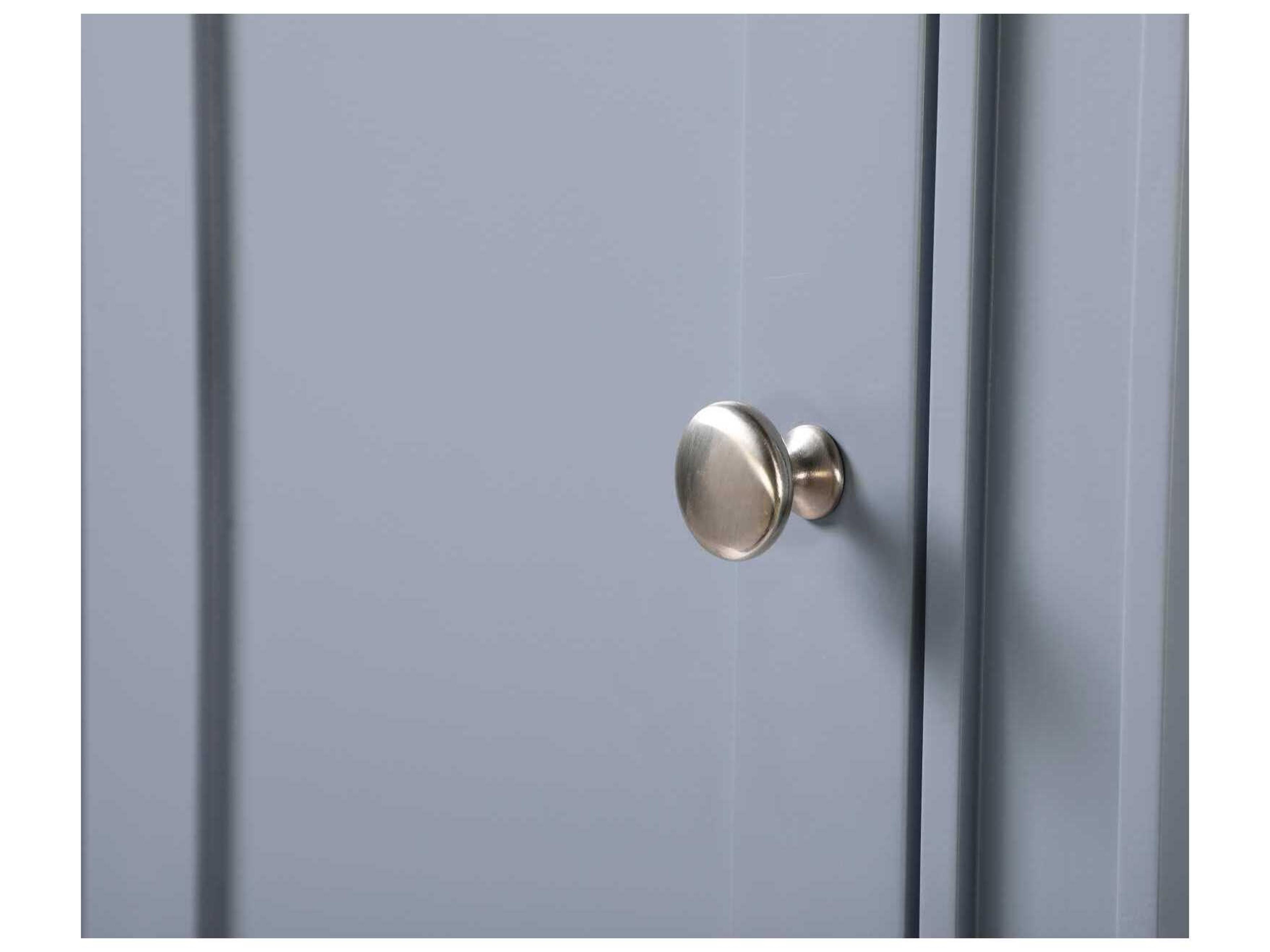 Elegant Lighting Park Avenue Grey Rubberwood Bath Storage Cabinet