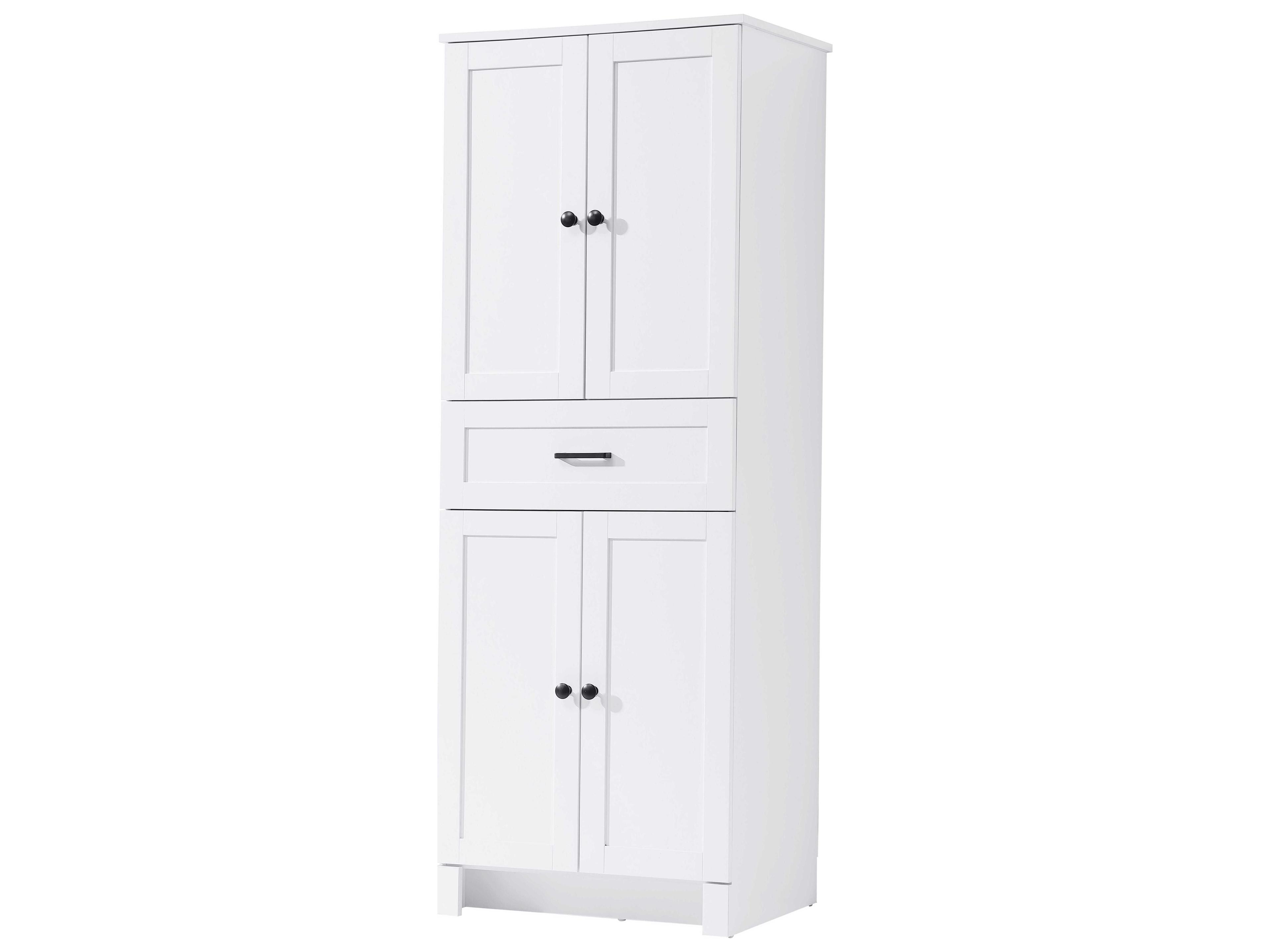 Elegant Lighting Soma White Bath Storage Cabinet