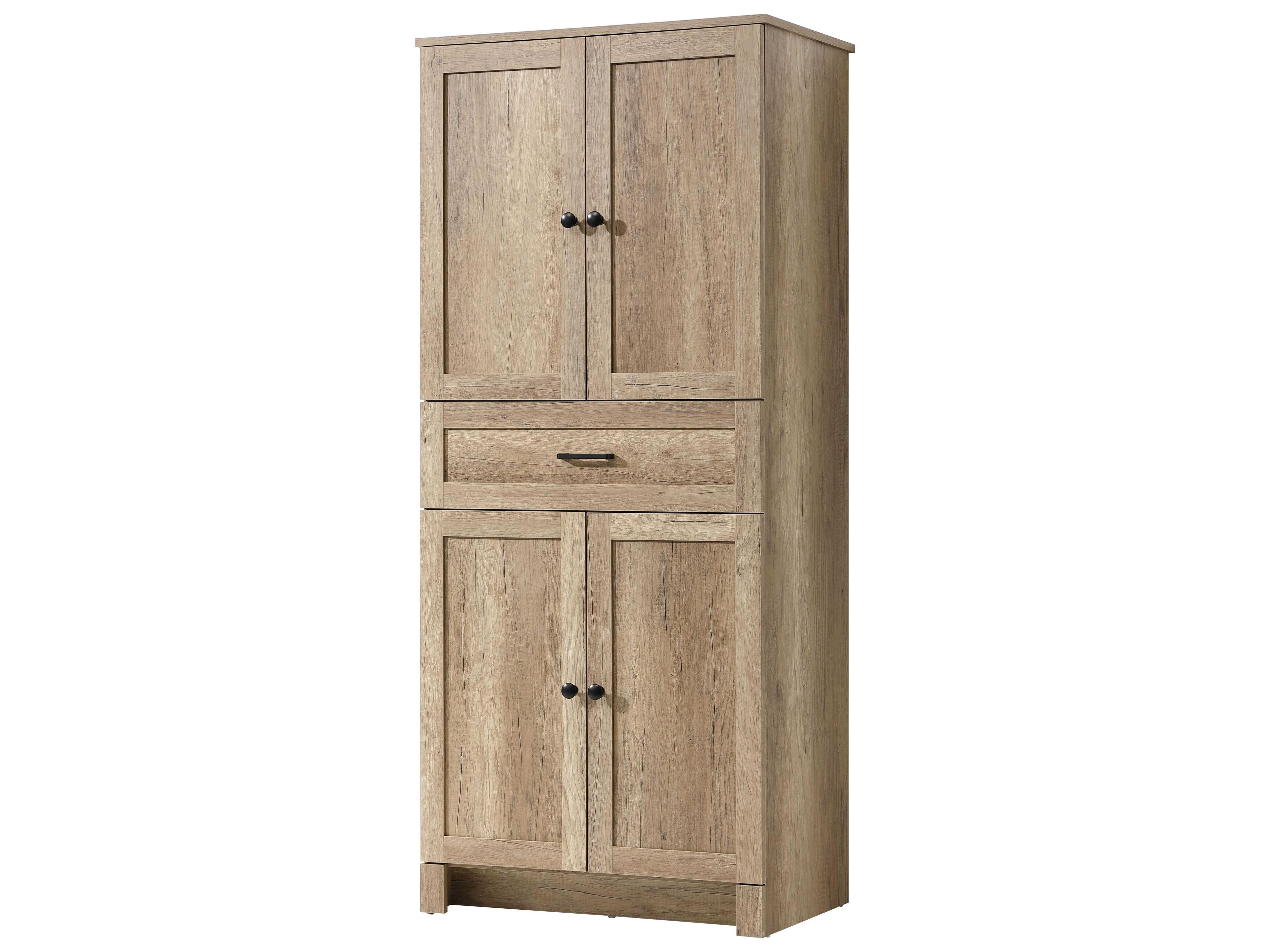 Elegant Lighting Soma Natural Oak Brown Bath Storage Cabinet