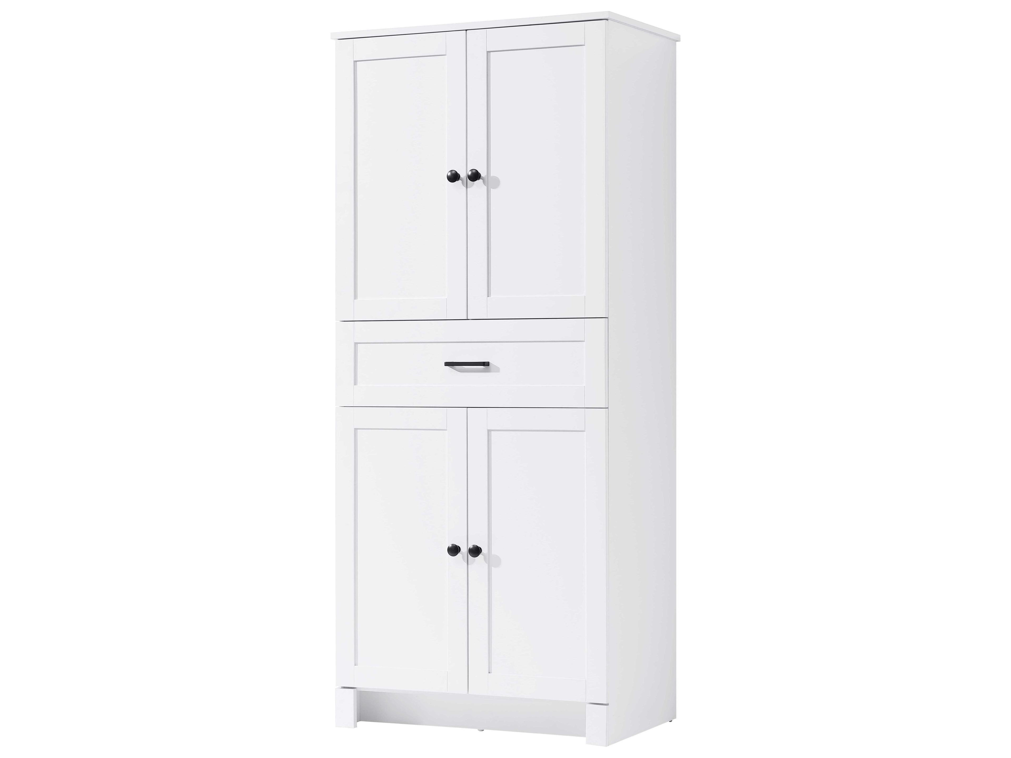 Elegant Lighting Soma White Bath Storage Cabinet