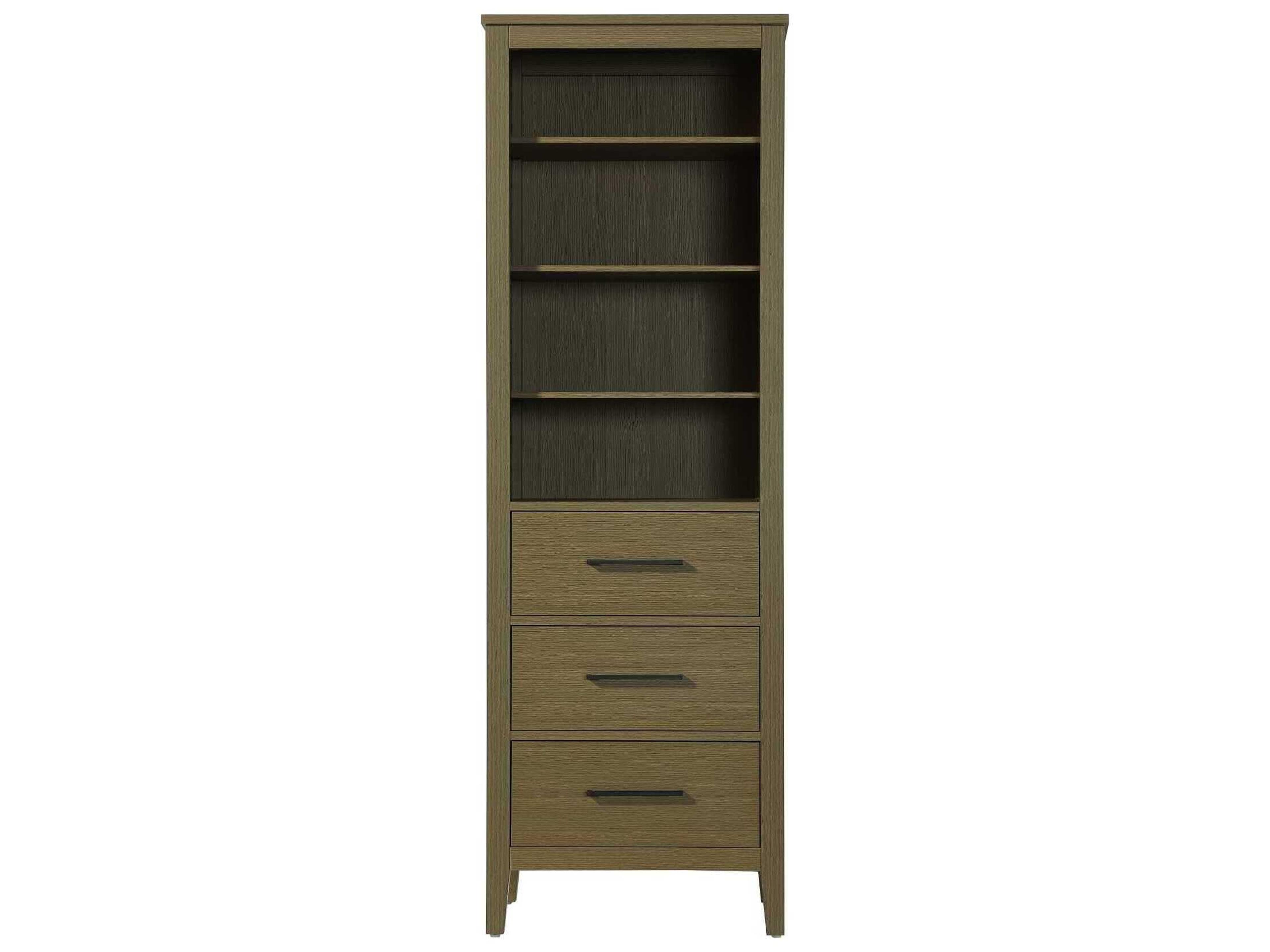 Millie Chestnut Brown Rubberwood Open Shelving Bath Storage Cabinet