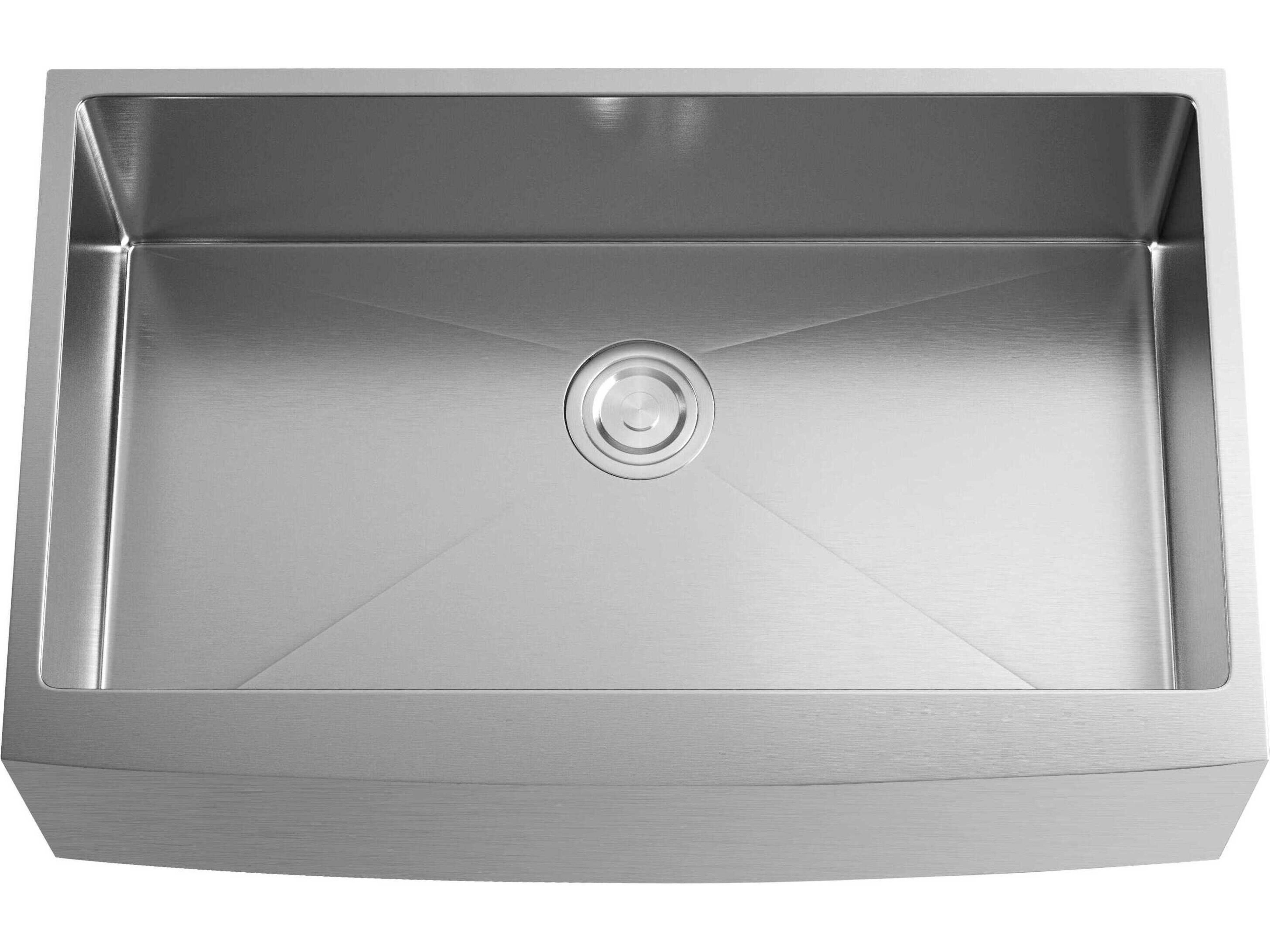 Elegant Lighting Montgomery Stainless Steel Farmhouse Kitchen Sink