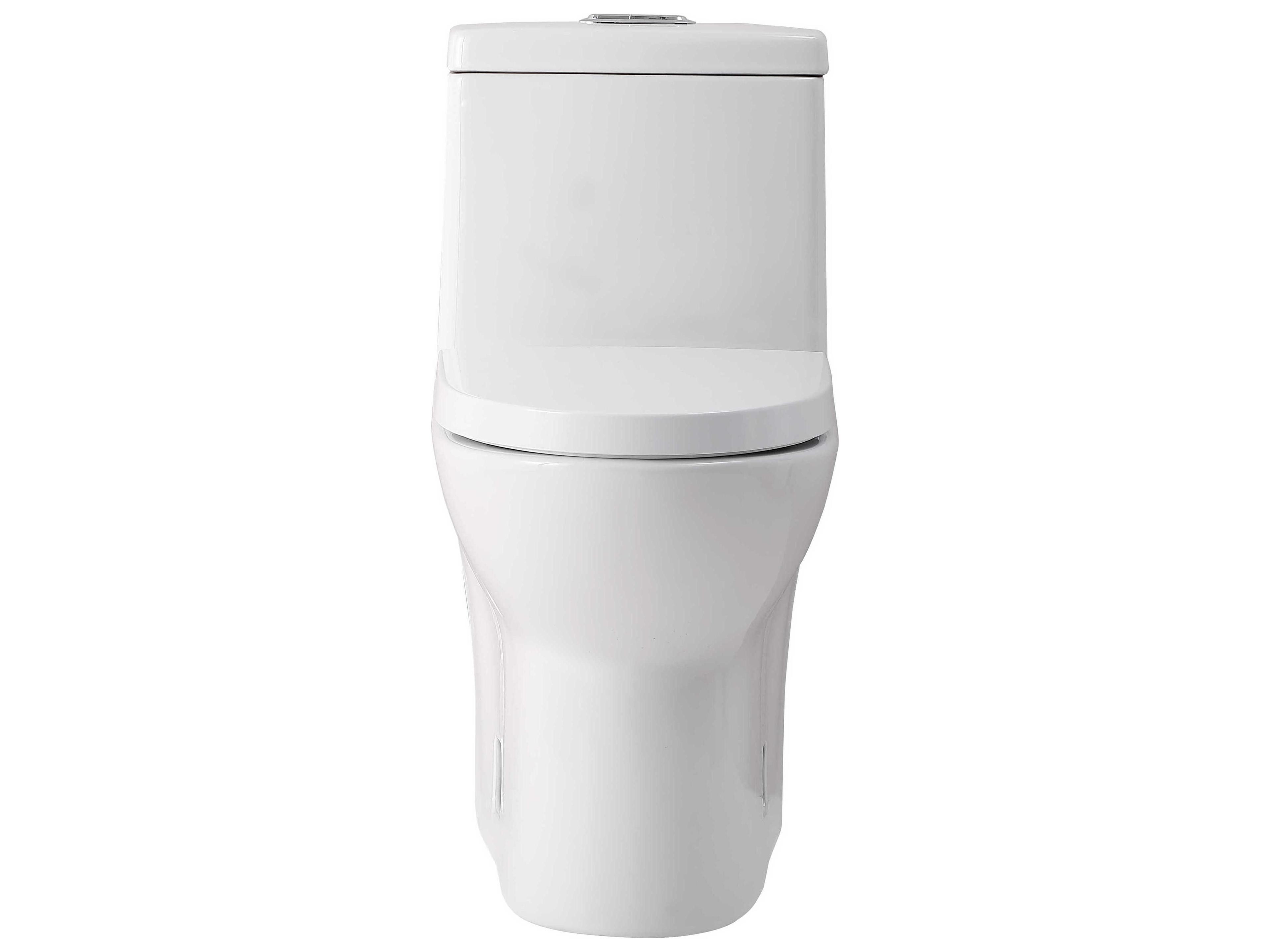 Winslet White Winslet One-Piece Elongated Toilet