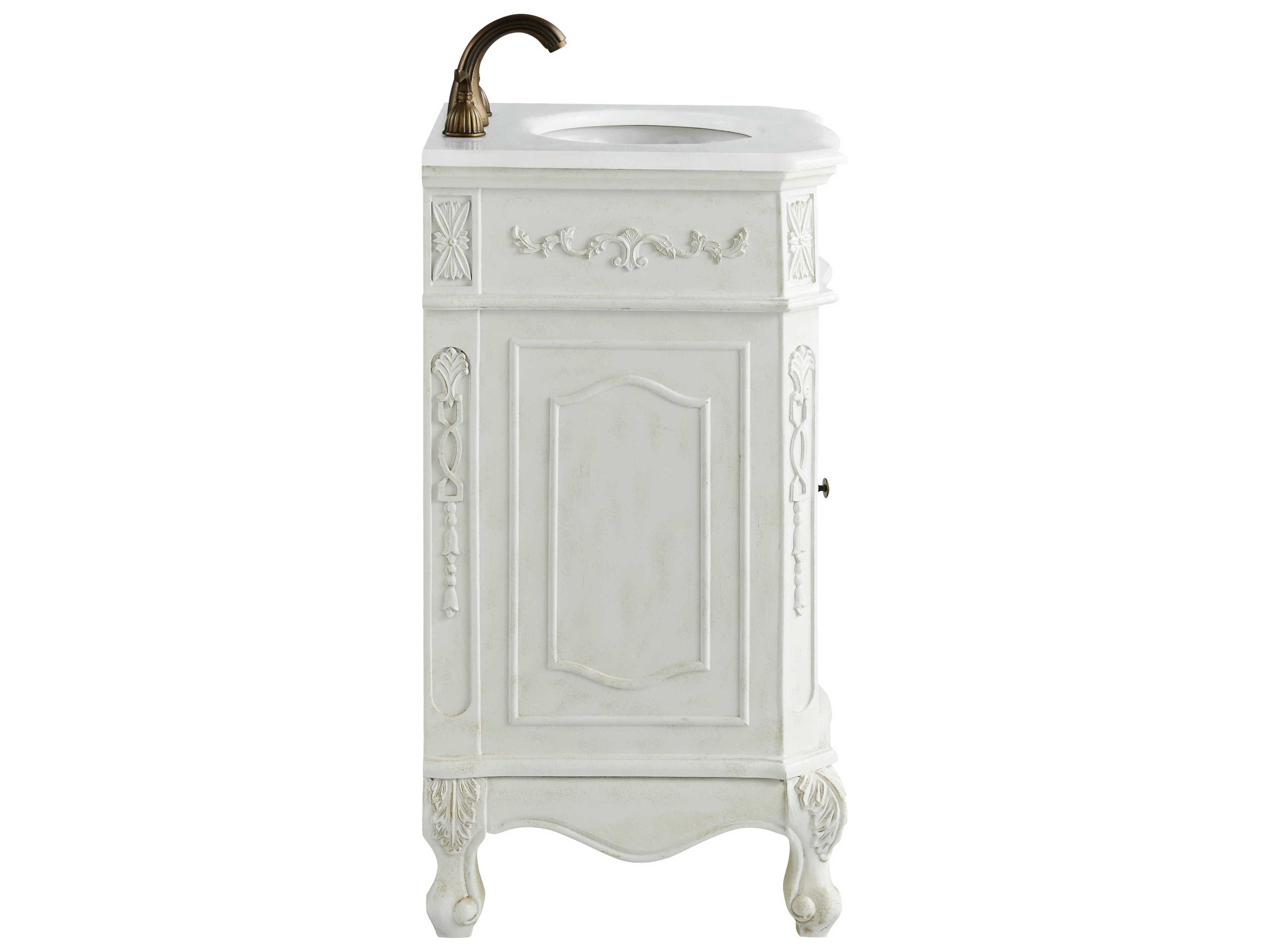 Elegant Lighting Danville Antique White 21" Vanity