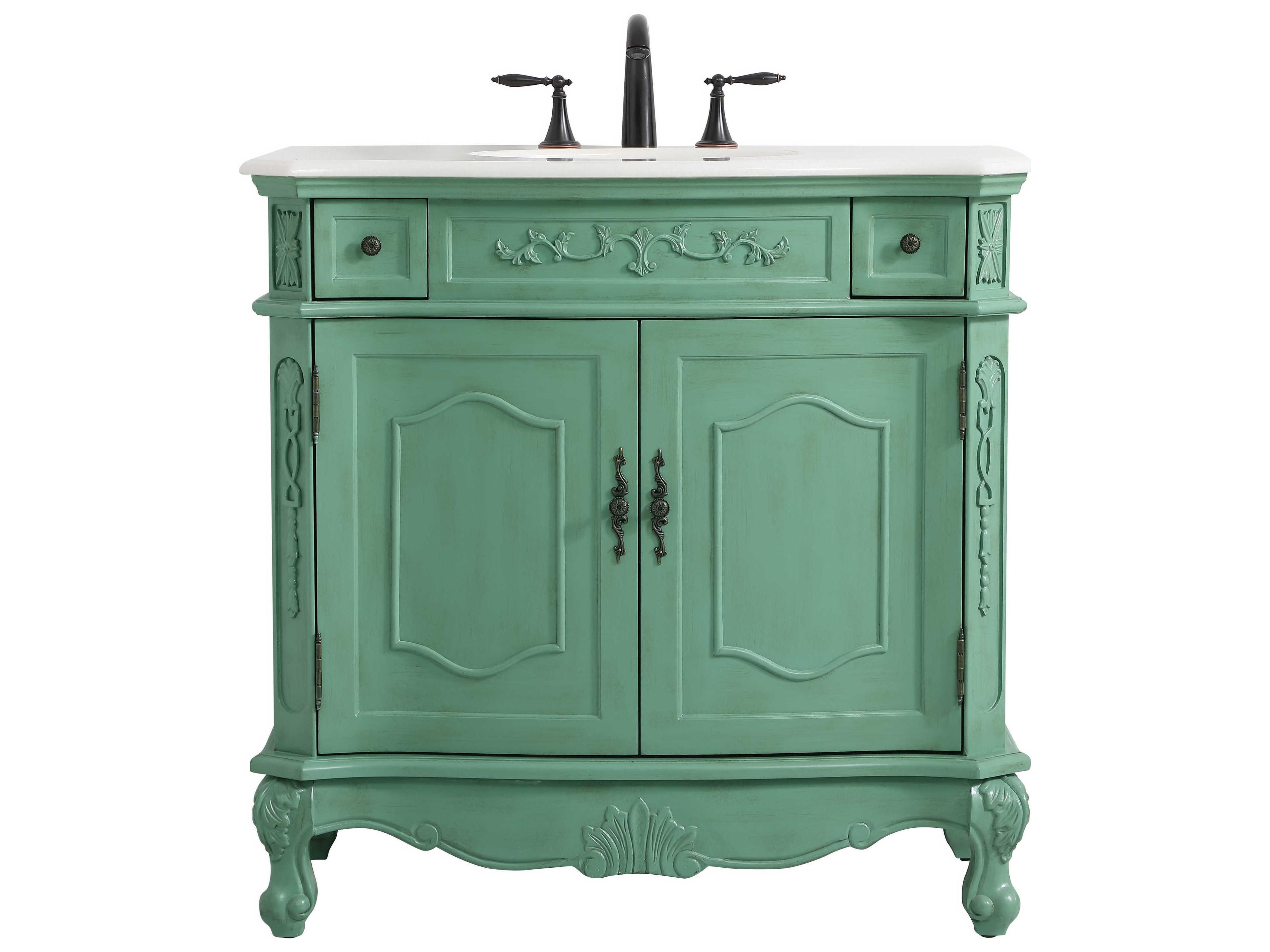 Danville Vintage Mint 36" Vanity