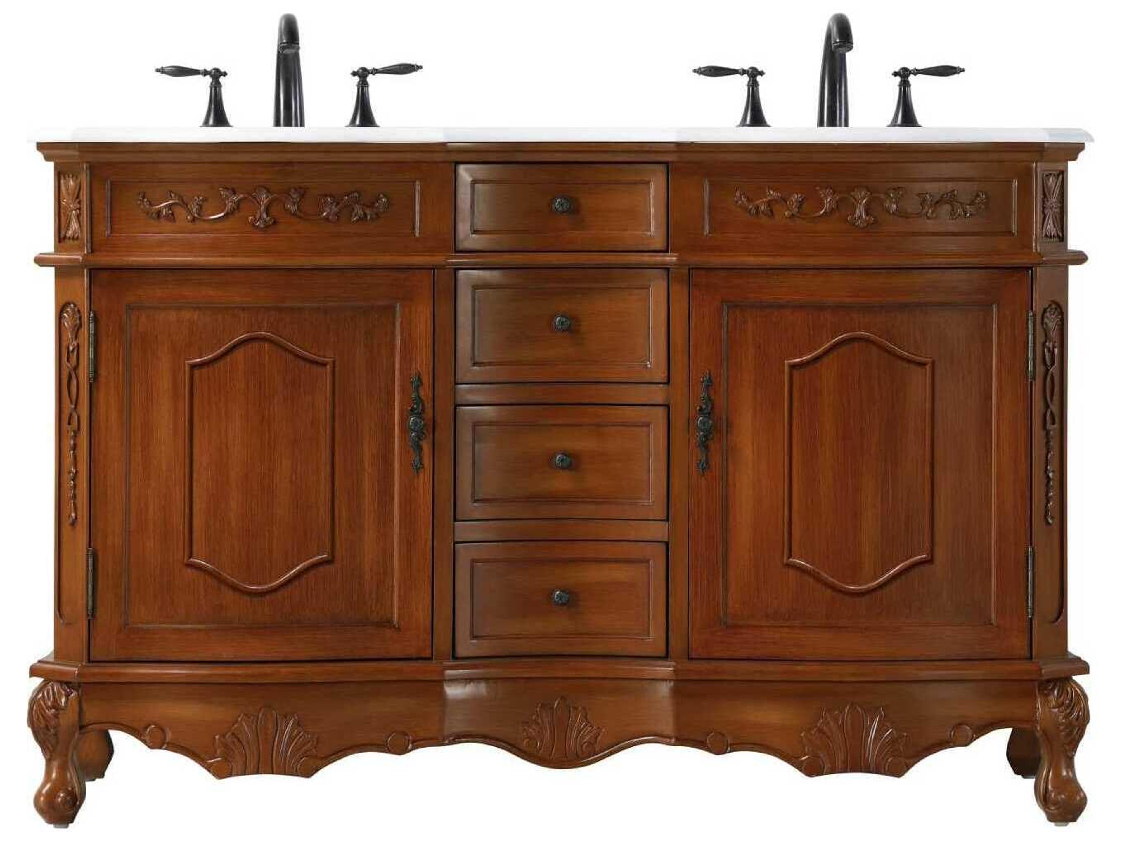 Danville 54" Teak Vanity