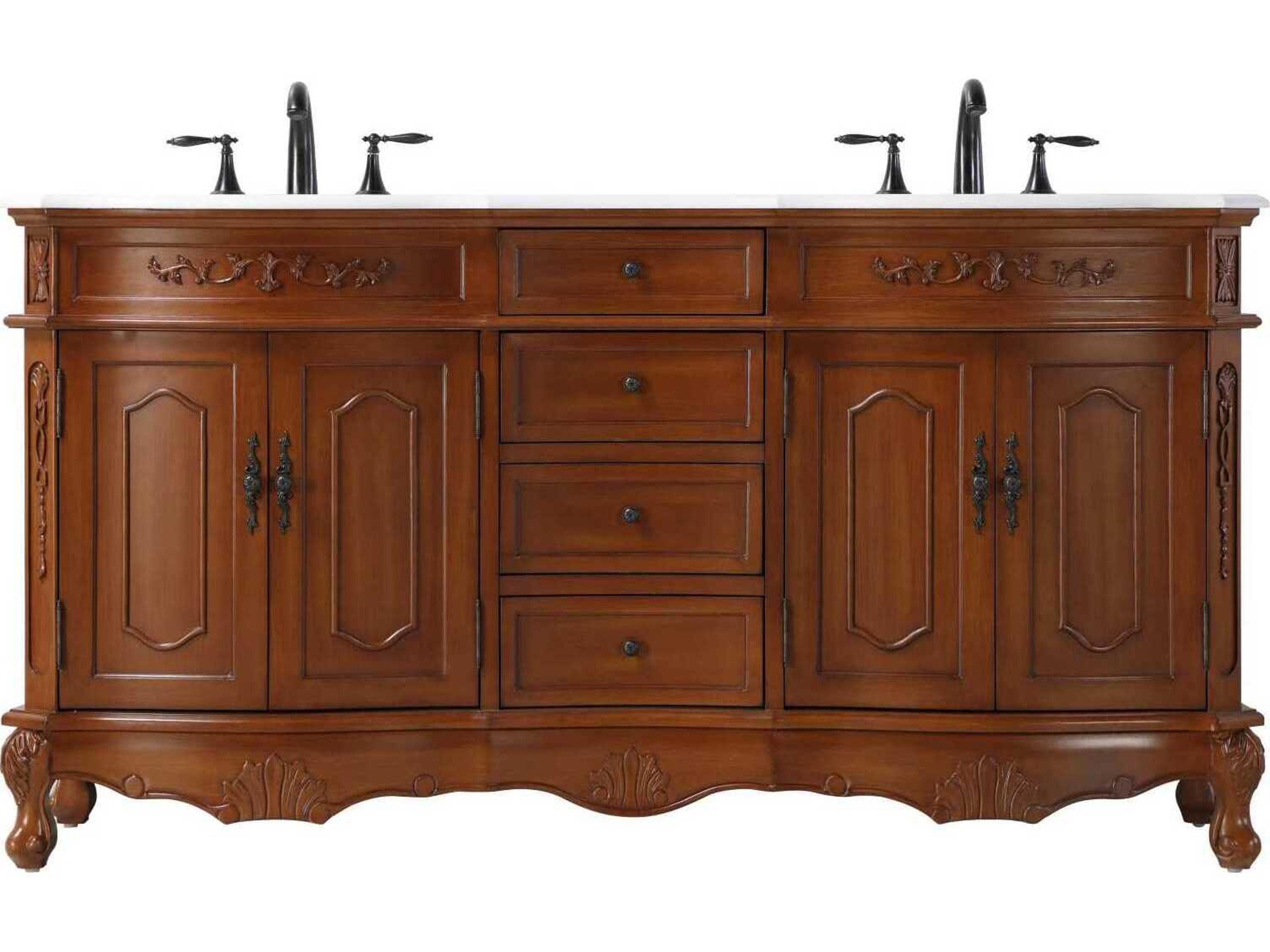 Danville 66" Teak Vanity