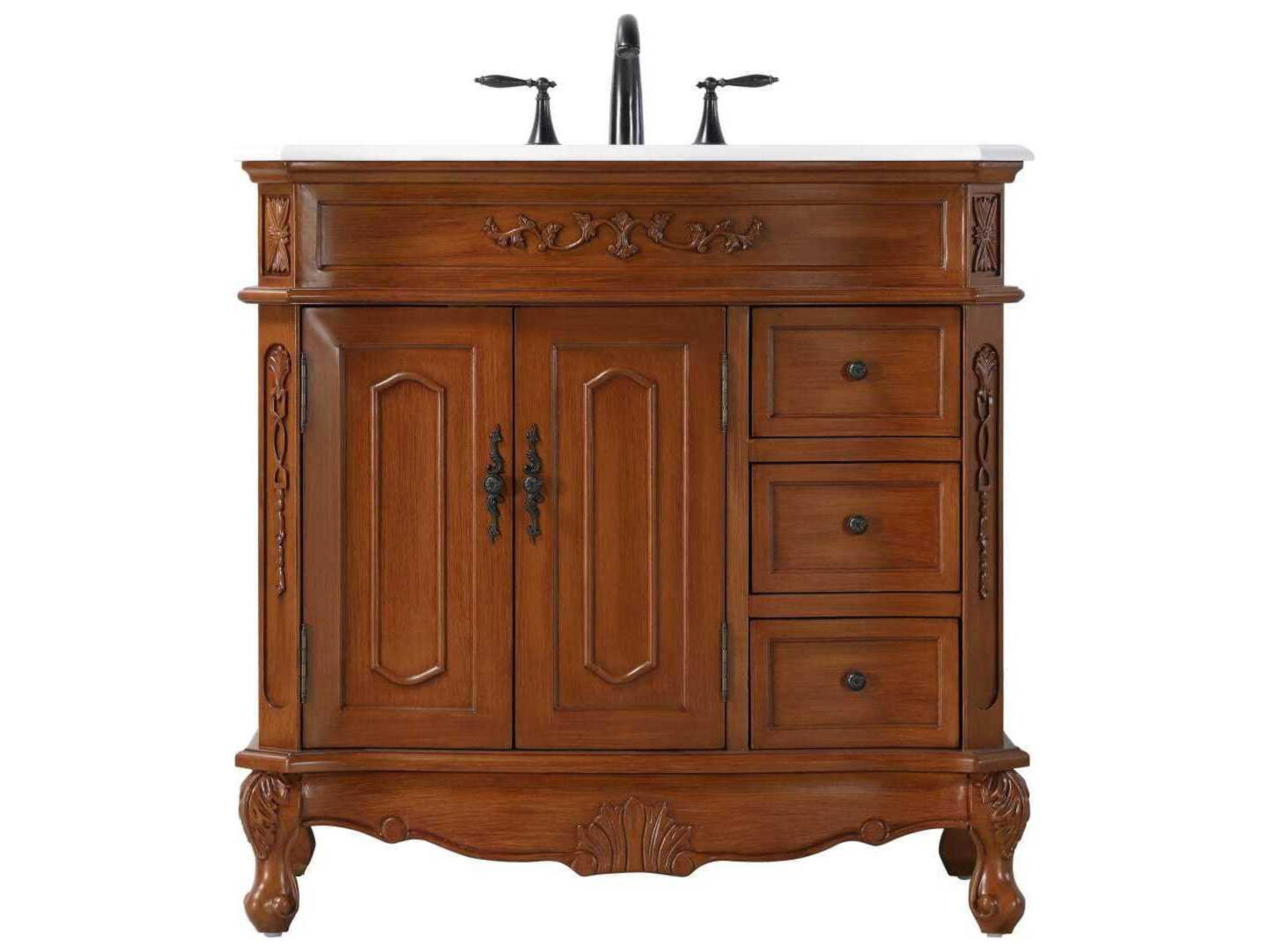 Danville 36" Teak Vanity