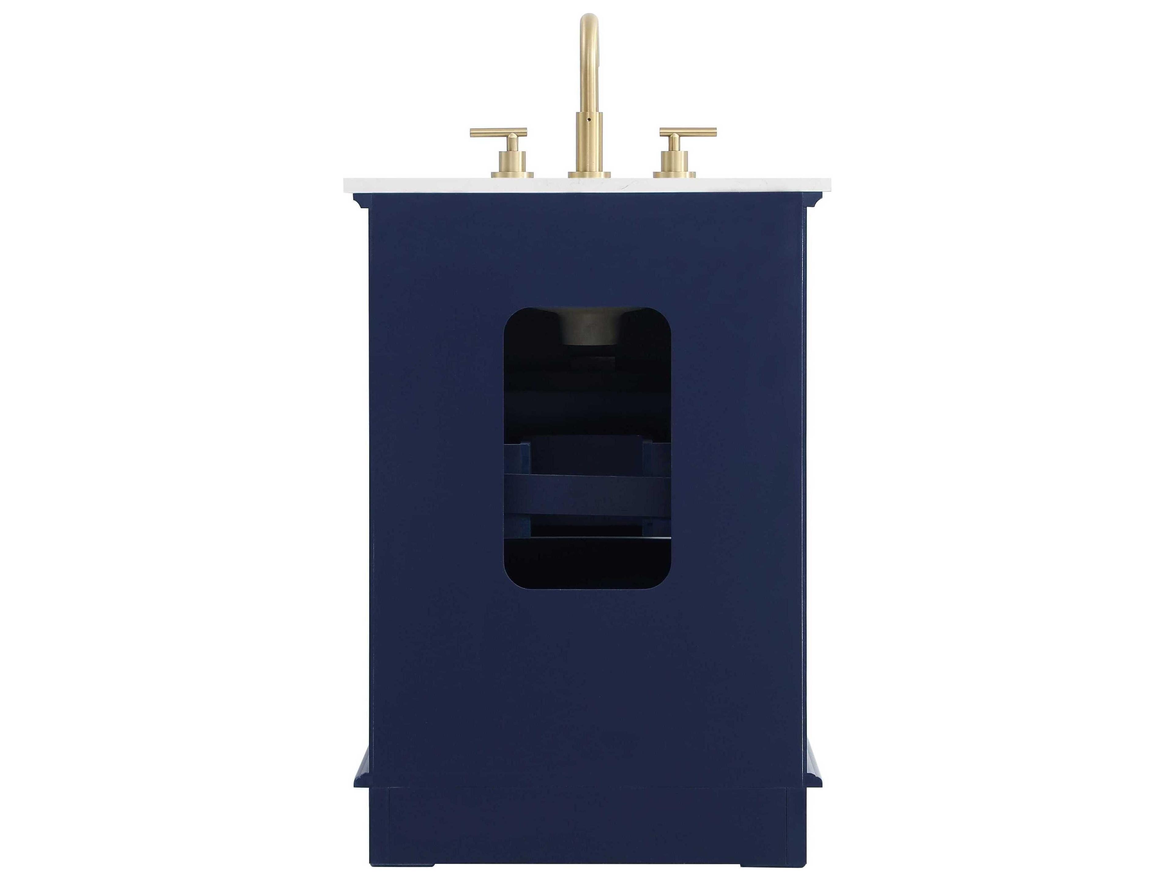 Elegant Lighting Knox Blue 24" Vanity