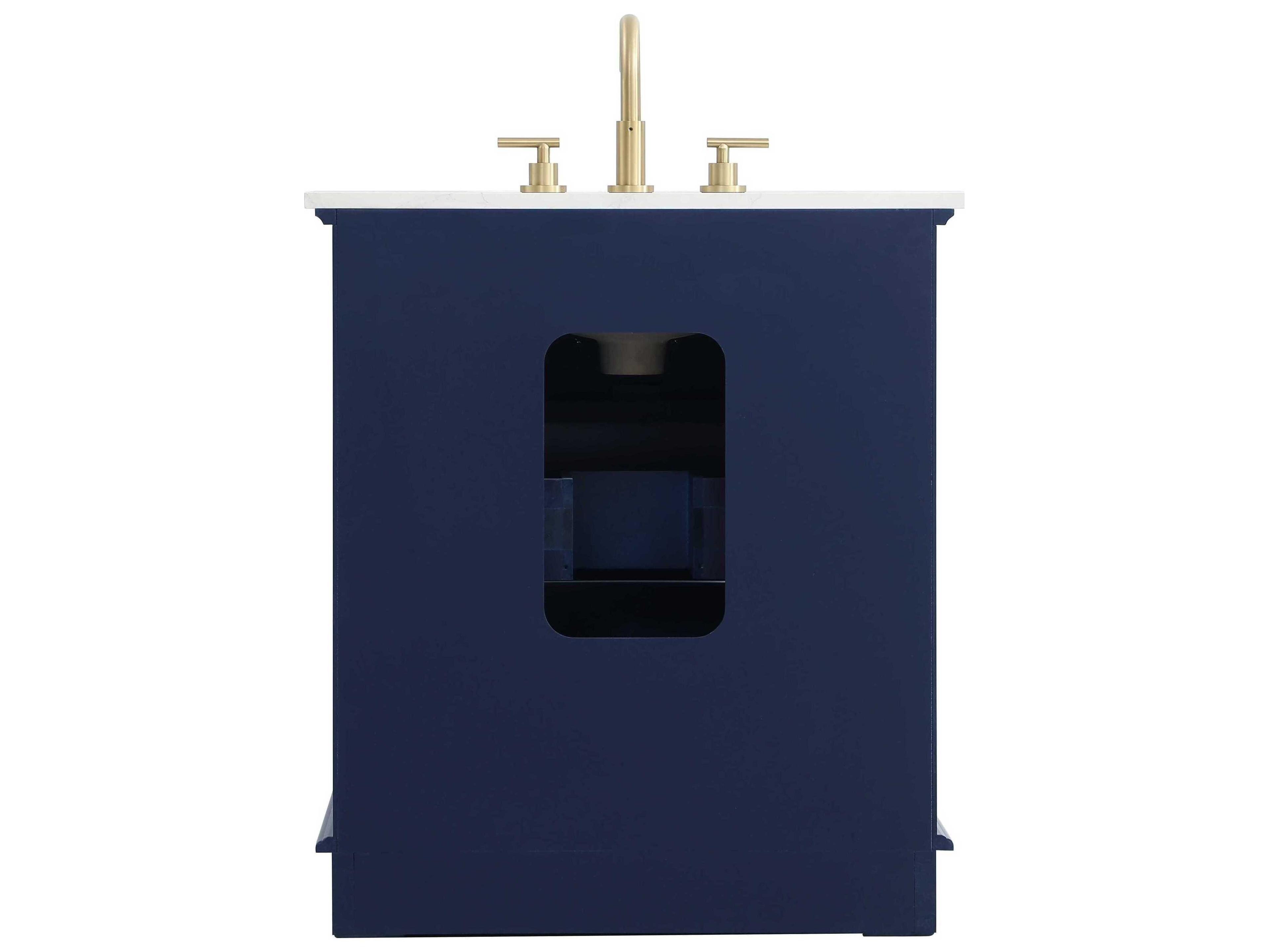 Elegant Lighting Knox Blue 30" Vanity