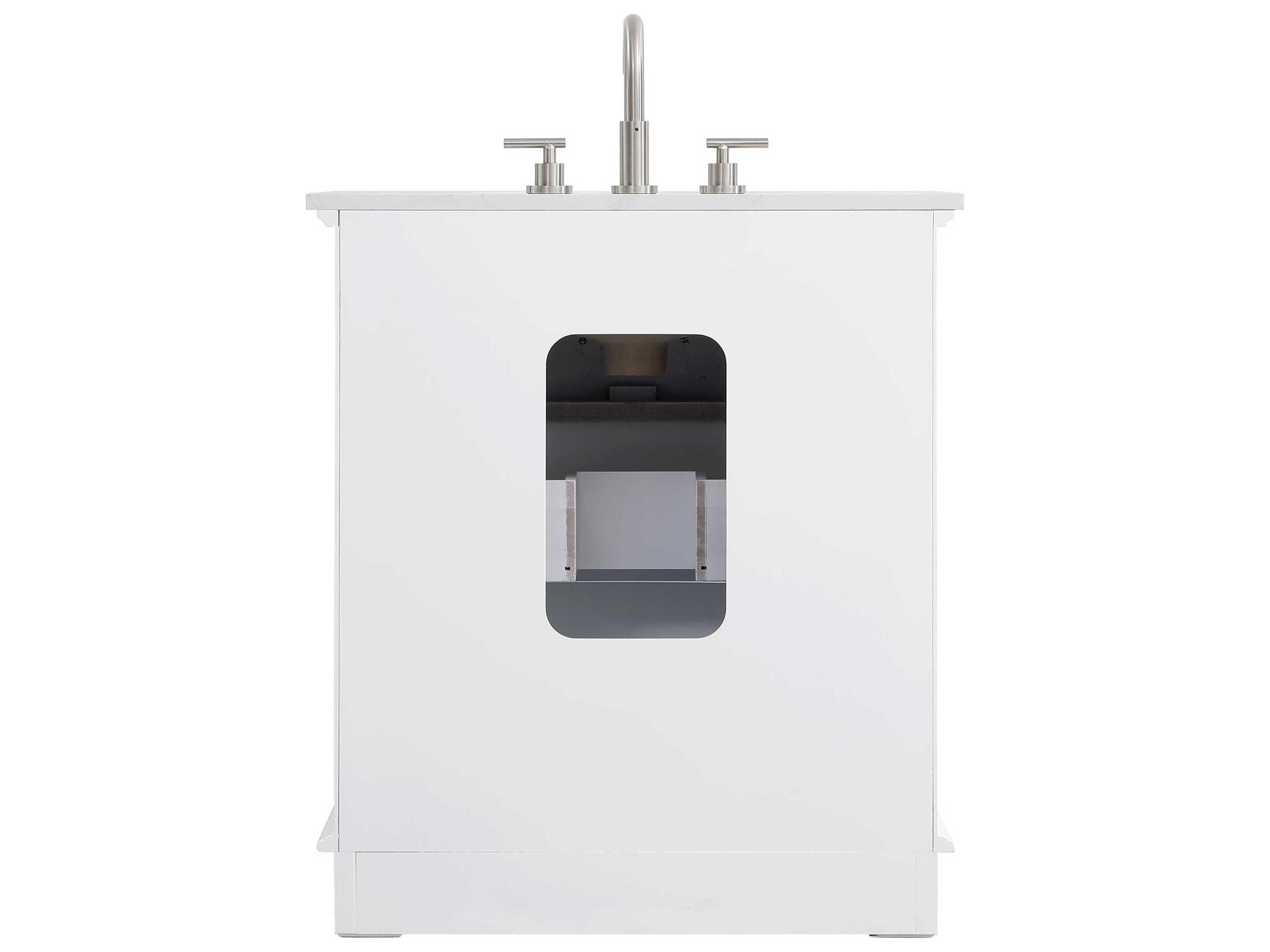 Elegant Lighting Knox White 30" Vanity