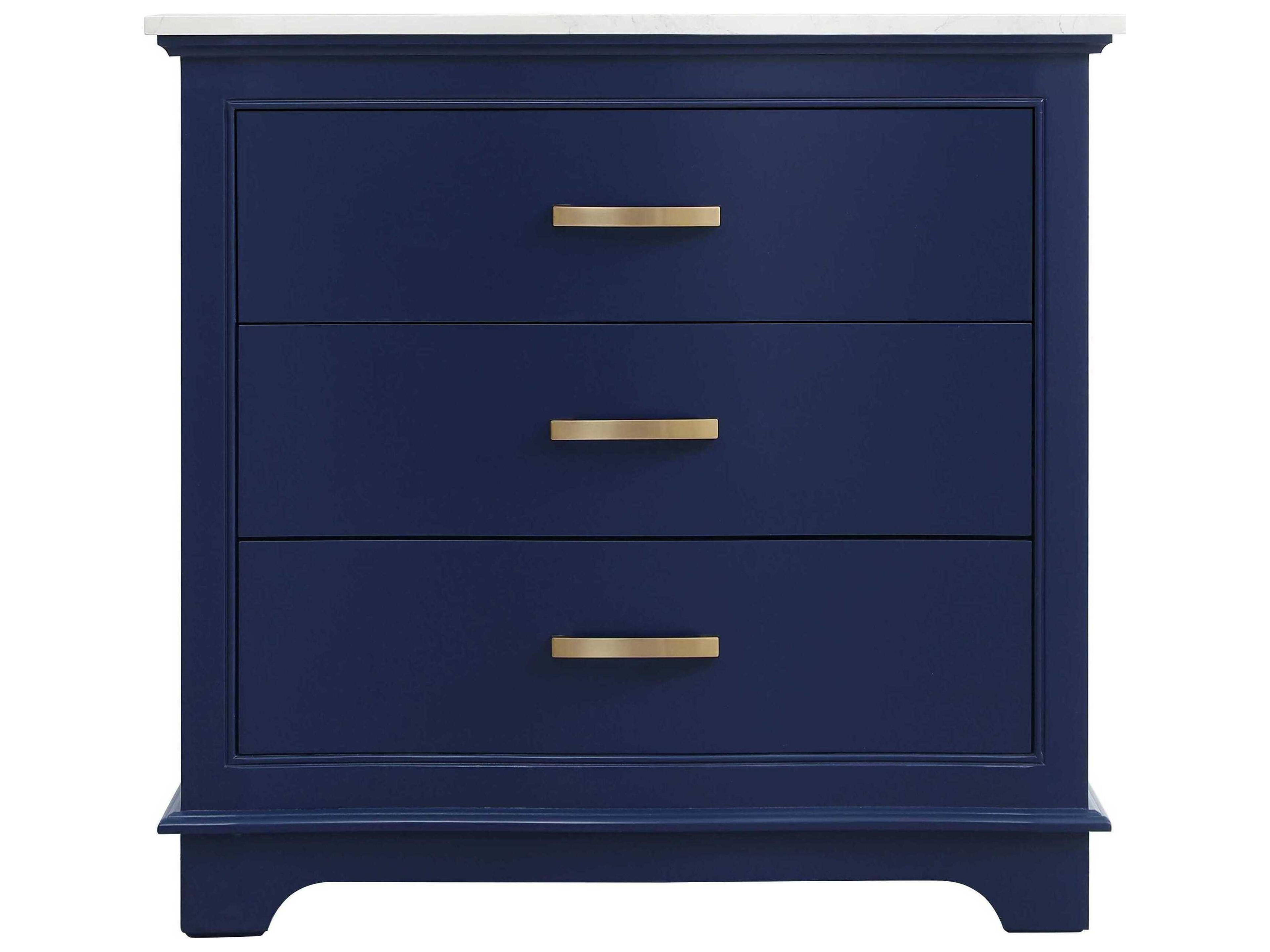 Elegant Lighting Knox Blue 36" Vanity