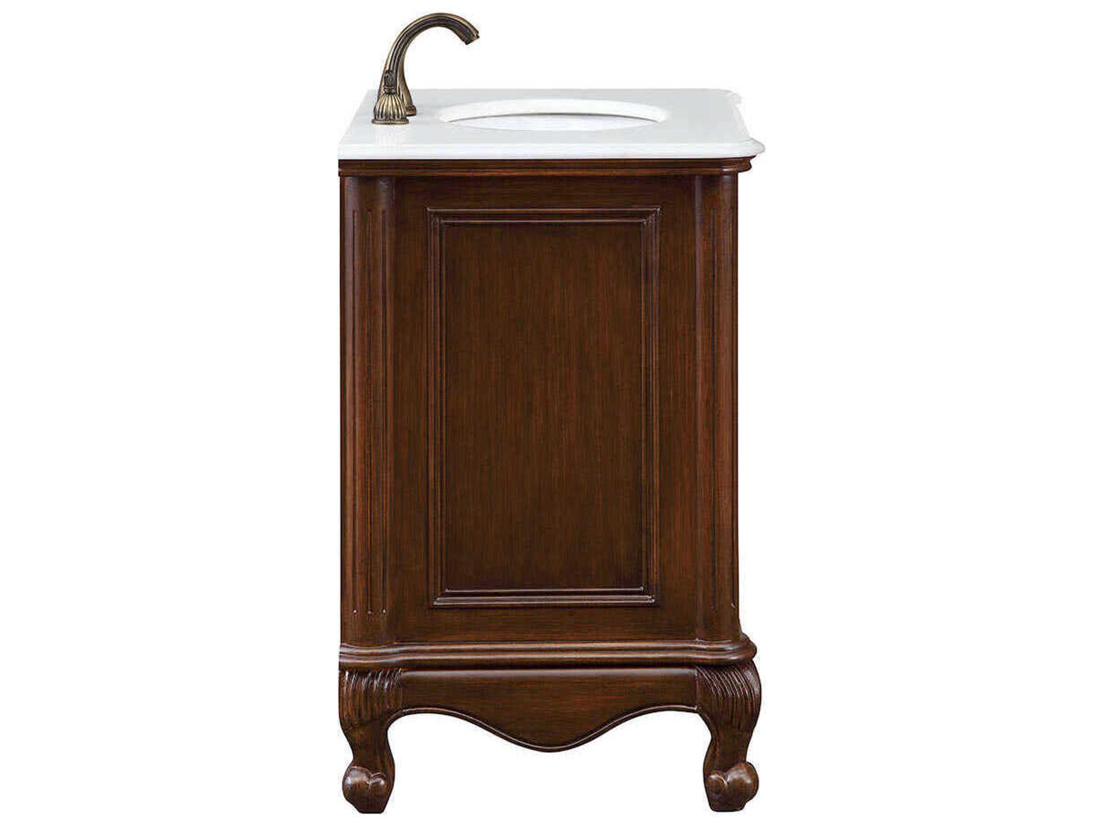 Elegant Lighting Berkshire Brown 30" Vanity