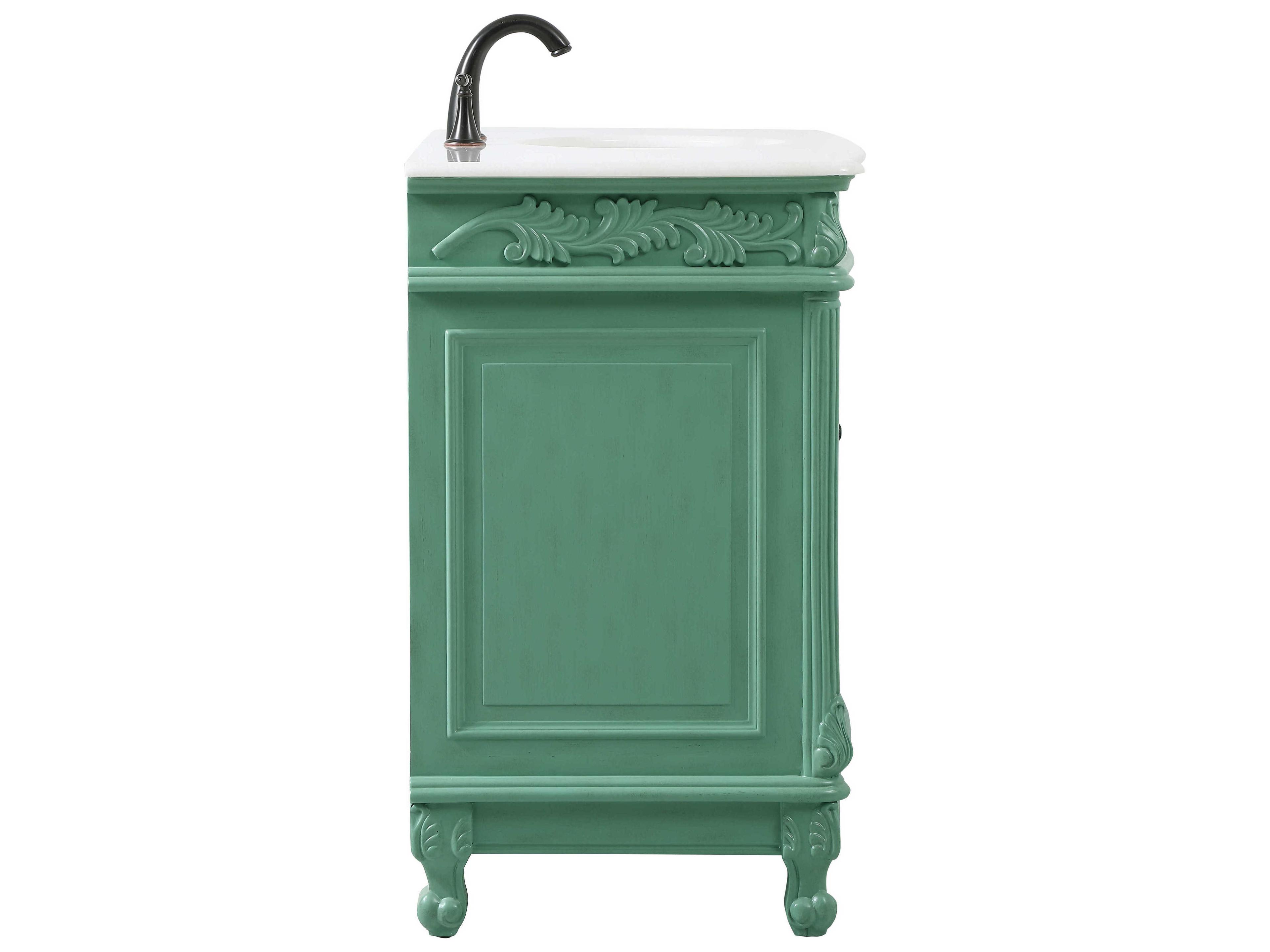 Elegant Lighting Bordeaux Vintage Mint 48" Vanity