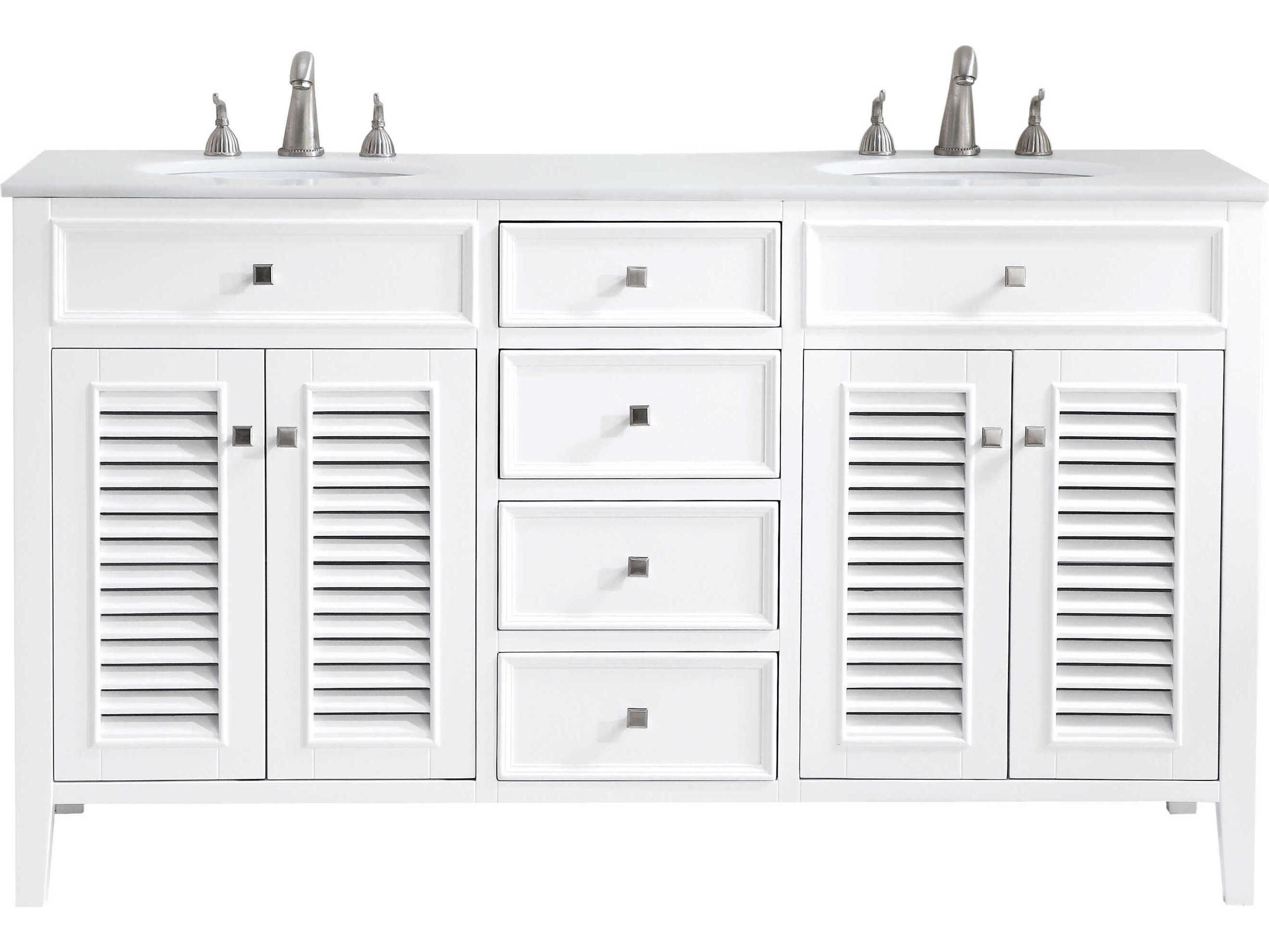 Cape Cod Antique White 60" Vanity