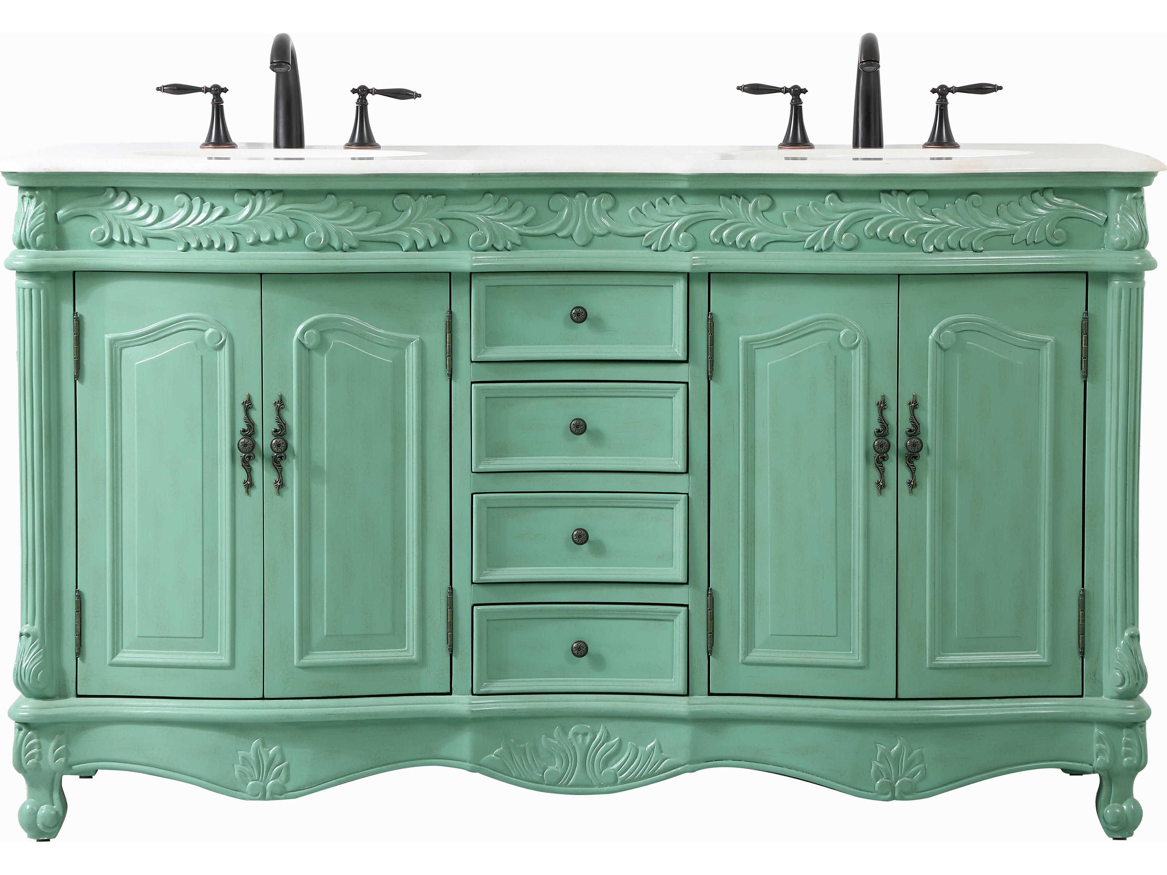 Windsor Vintage Mint 60" Vanity