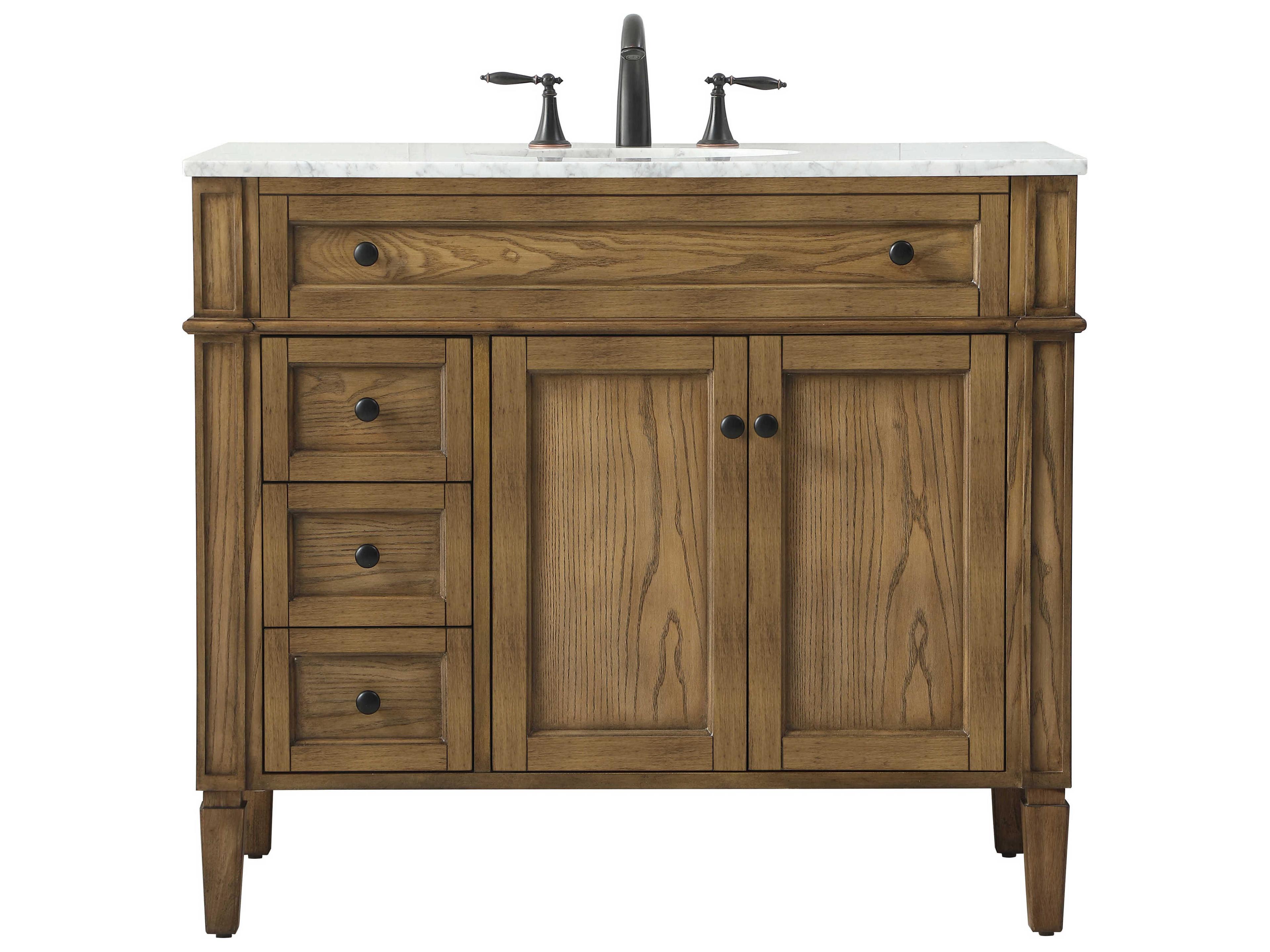 Park Avenue 40 Inch Single Vanity in Driftwood