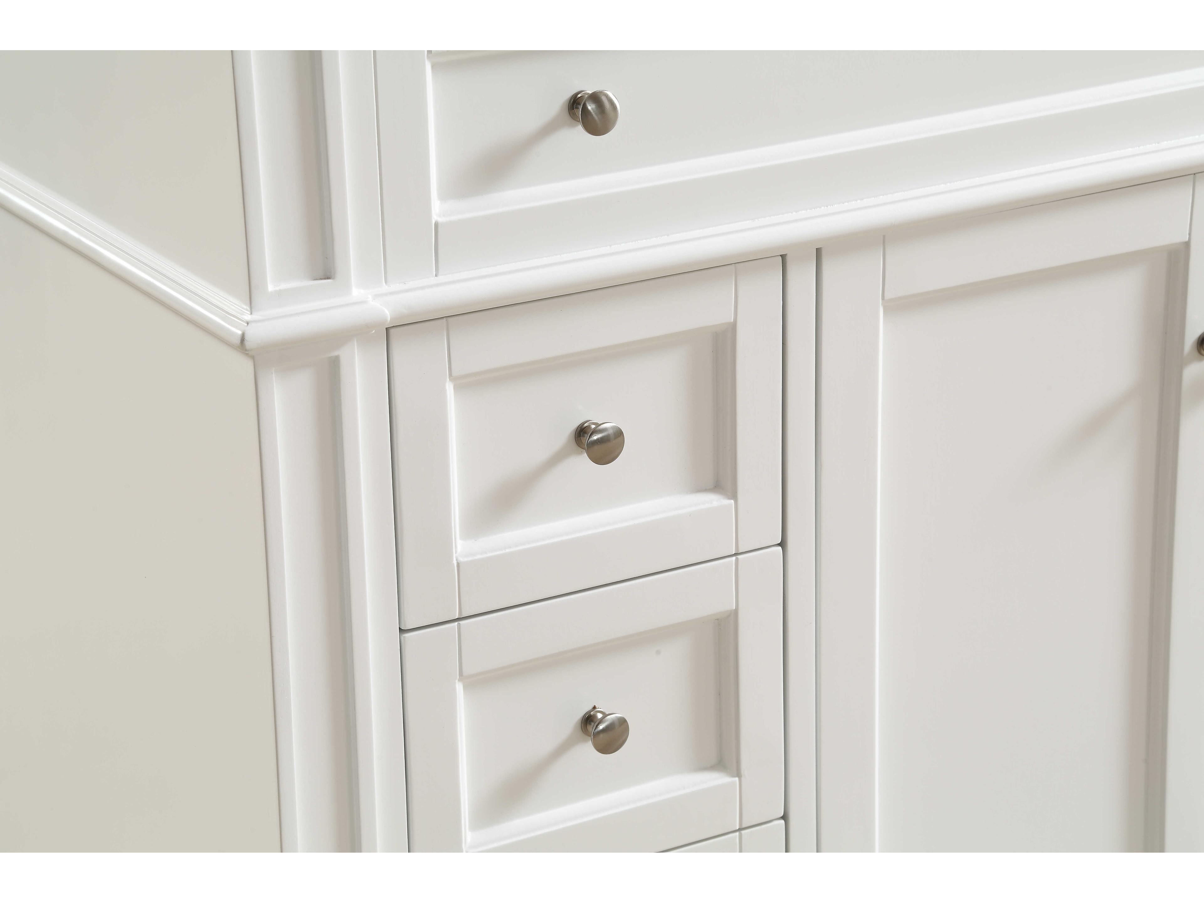 Elegant Lighting Park Avenue White 40" Vanity