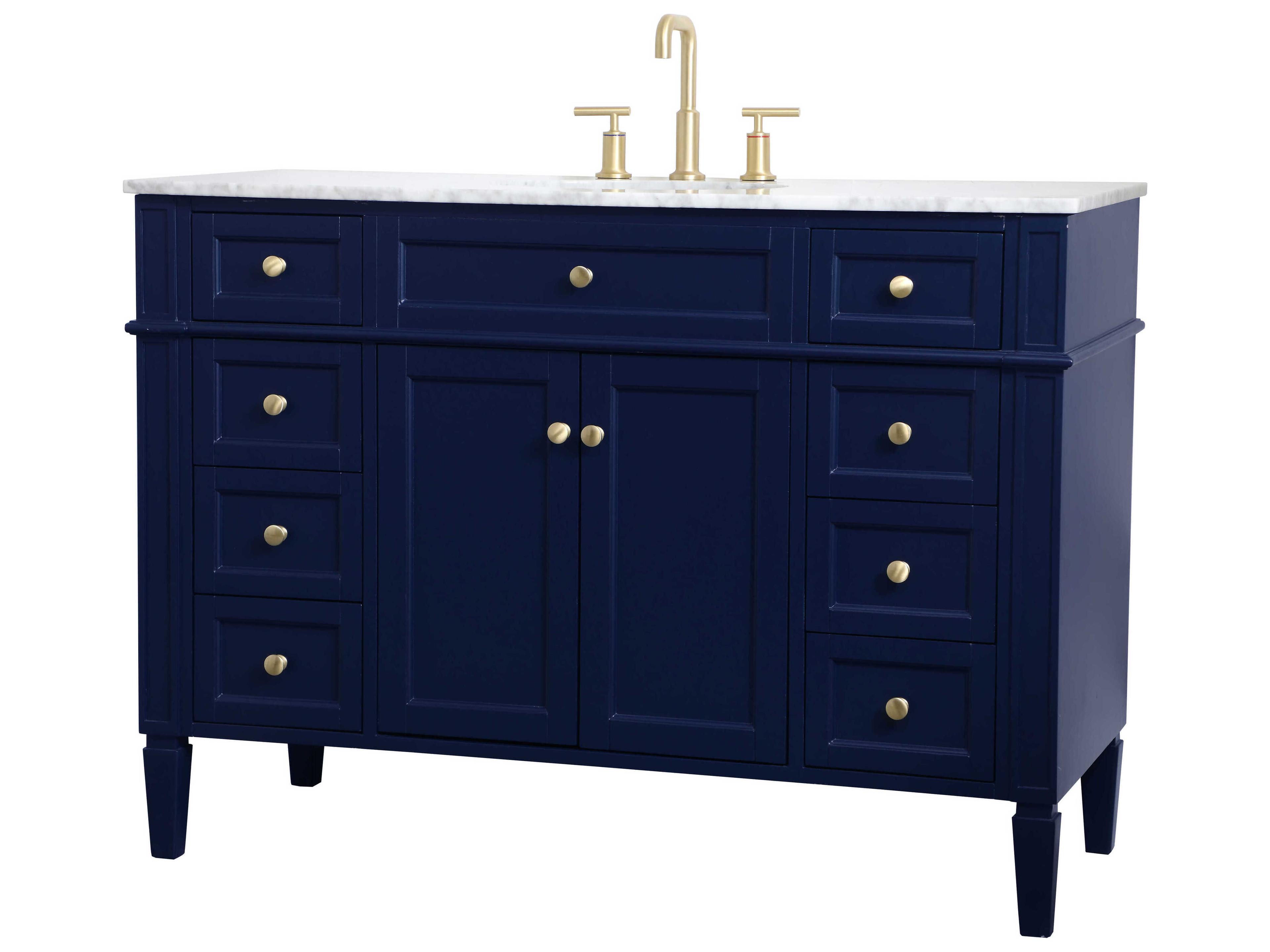 Elegant Lighting Blue 48" Vanity