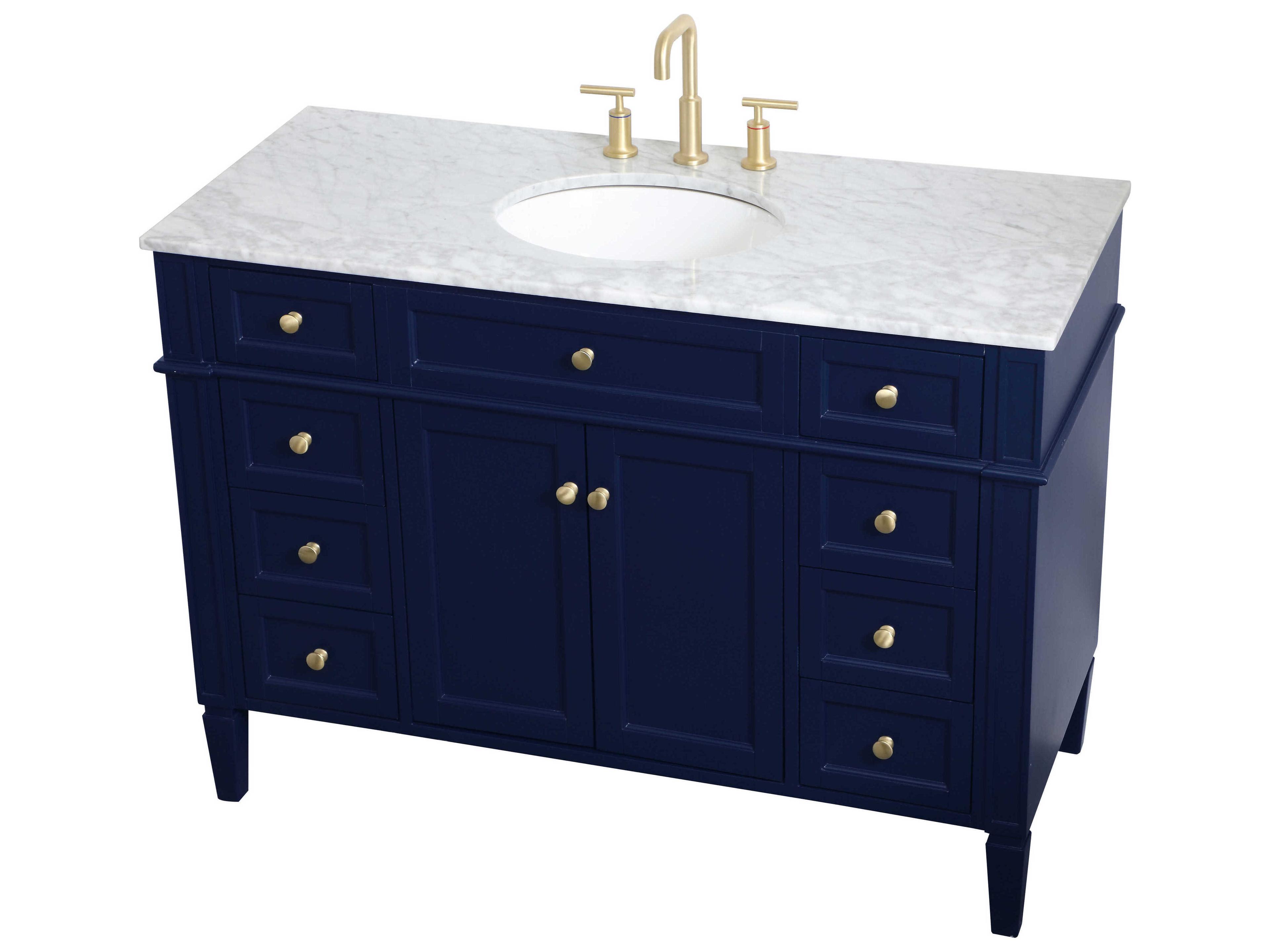 Elegant Lighting Blue 48" Vanity