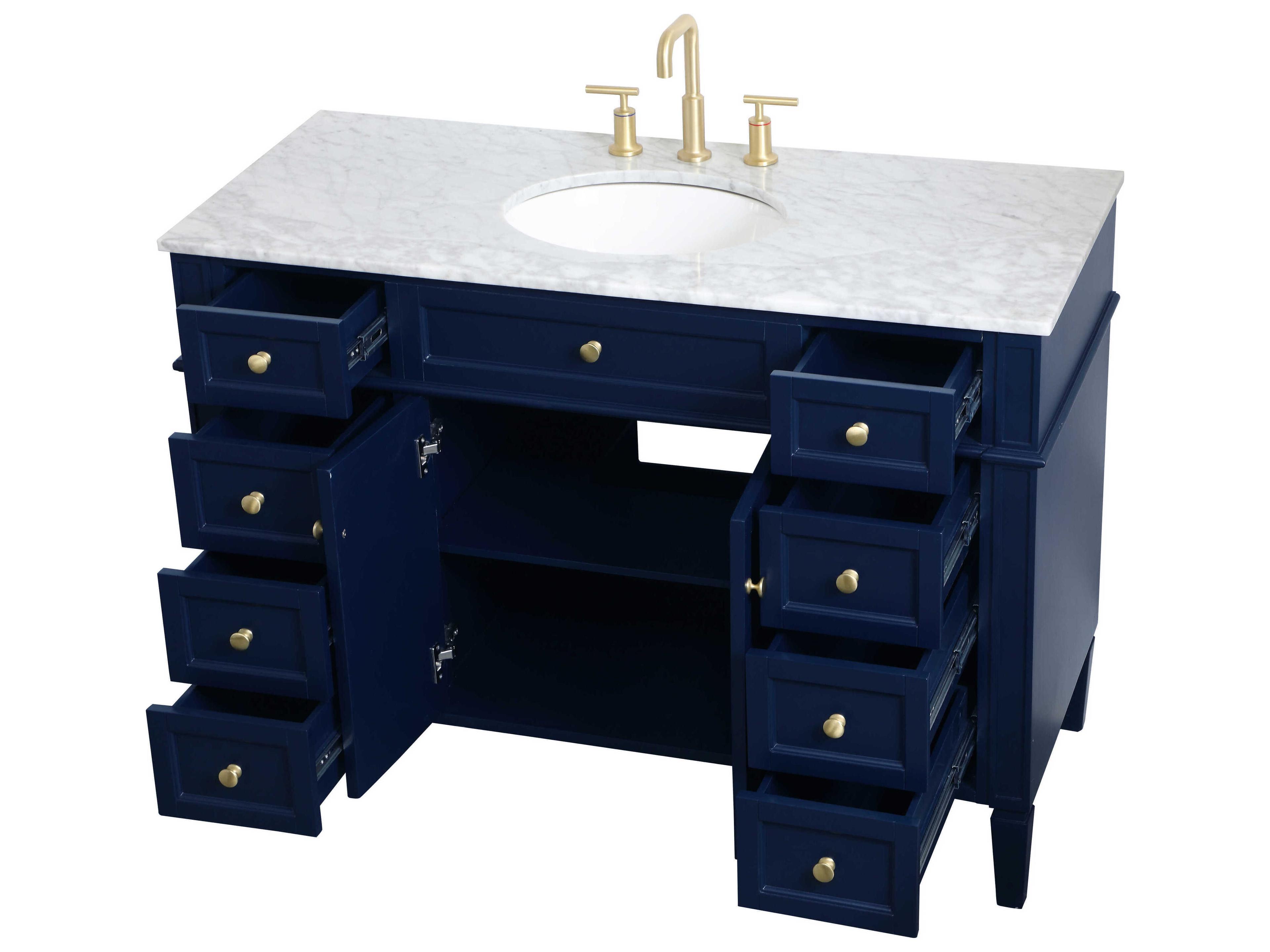 Elegant Lighting Blue 48" Vanity