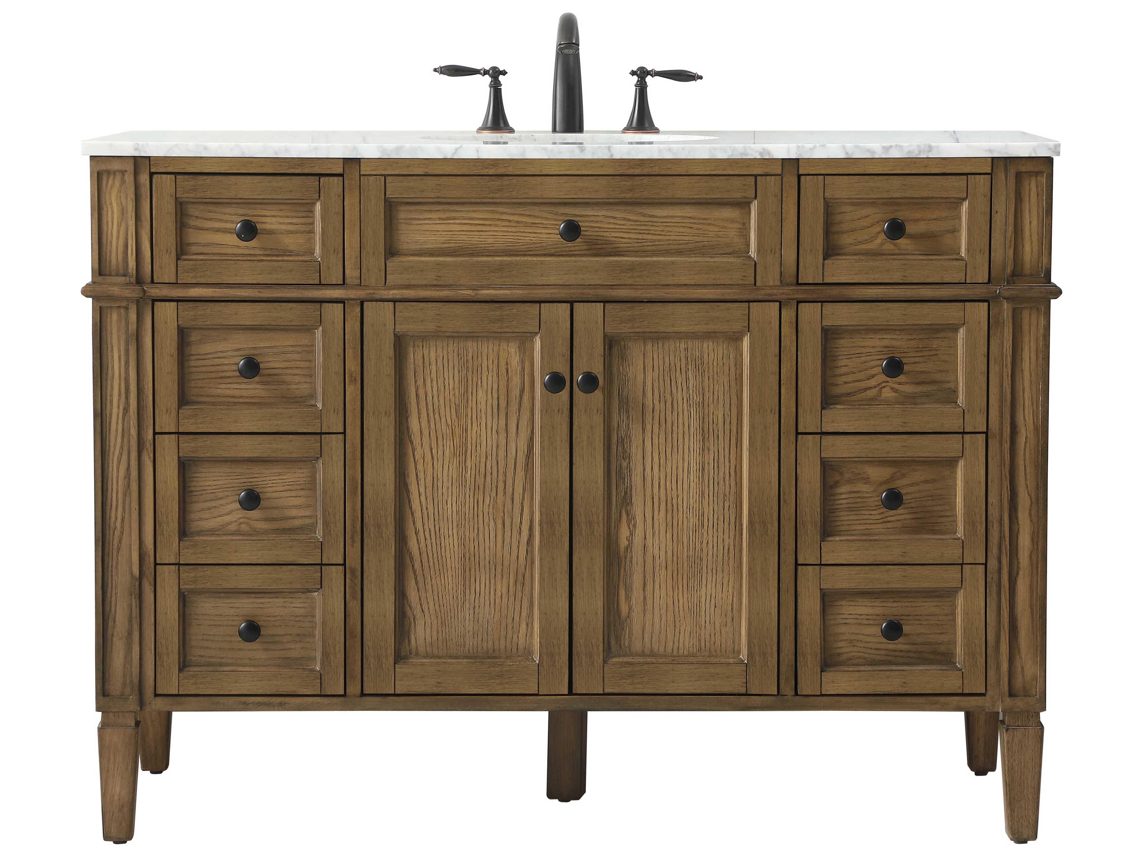 Park Avenue 48-inch Bathroom Vanity in Driftwood