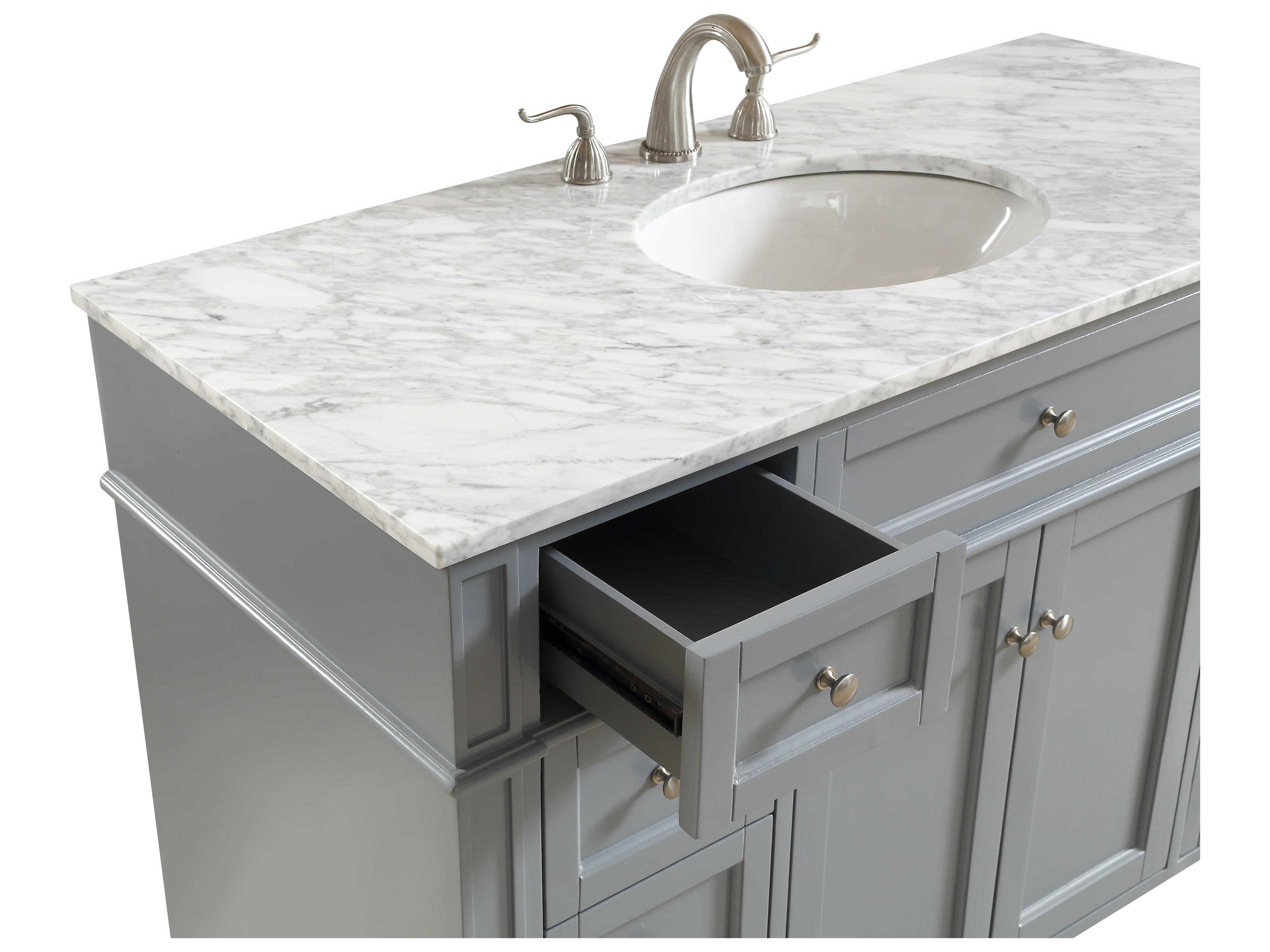 Elegant Lighting Park Avenue Grey 48" Vanity