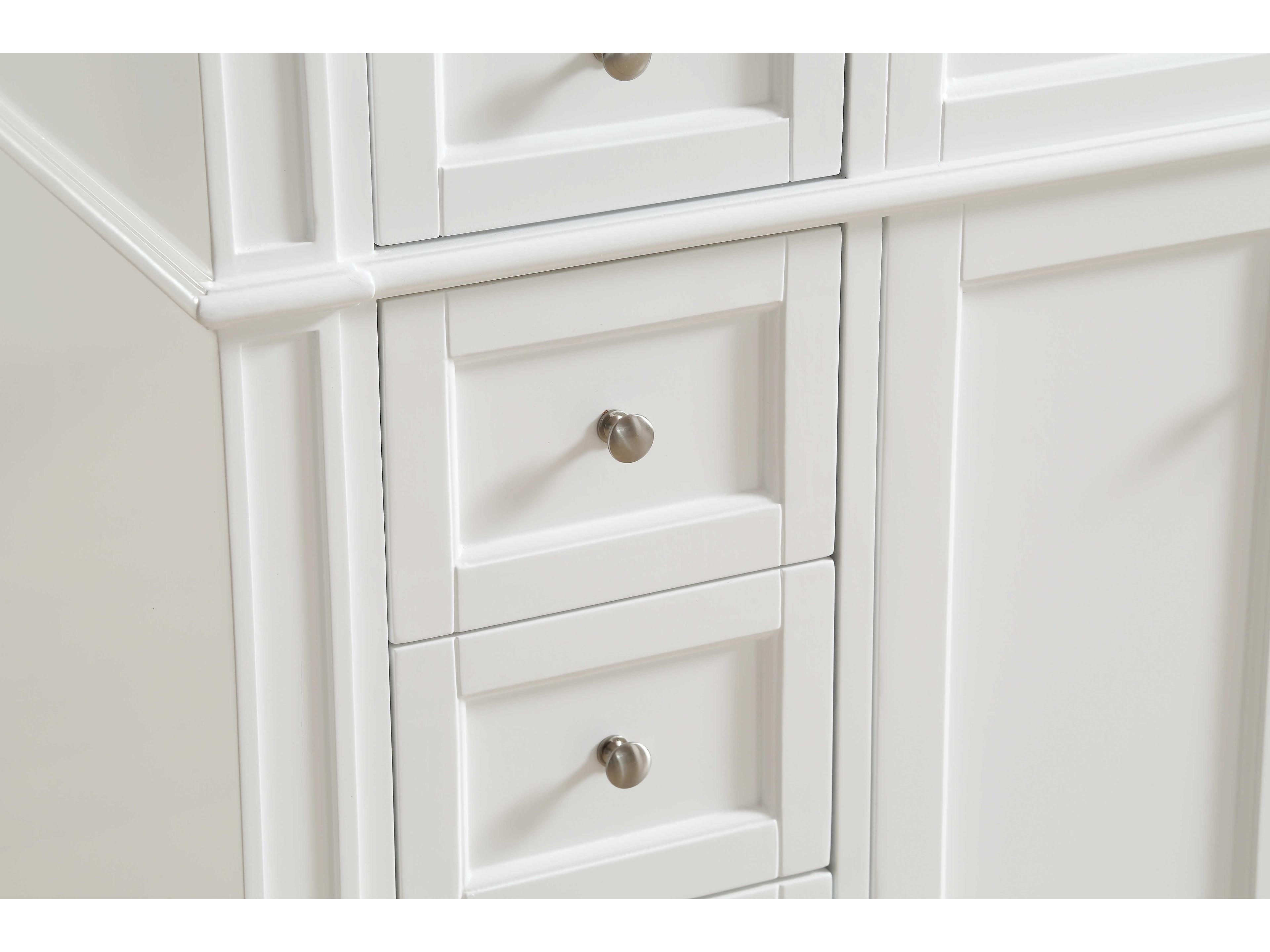 Elegant Lighting Park Avenue White 48" Vanity