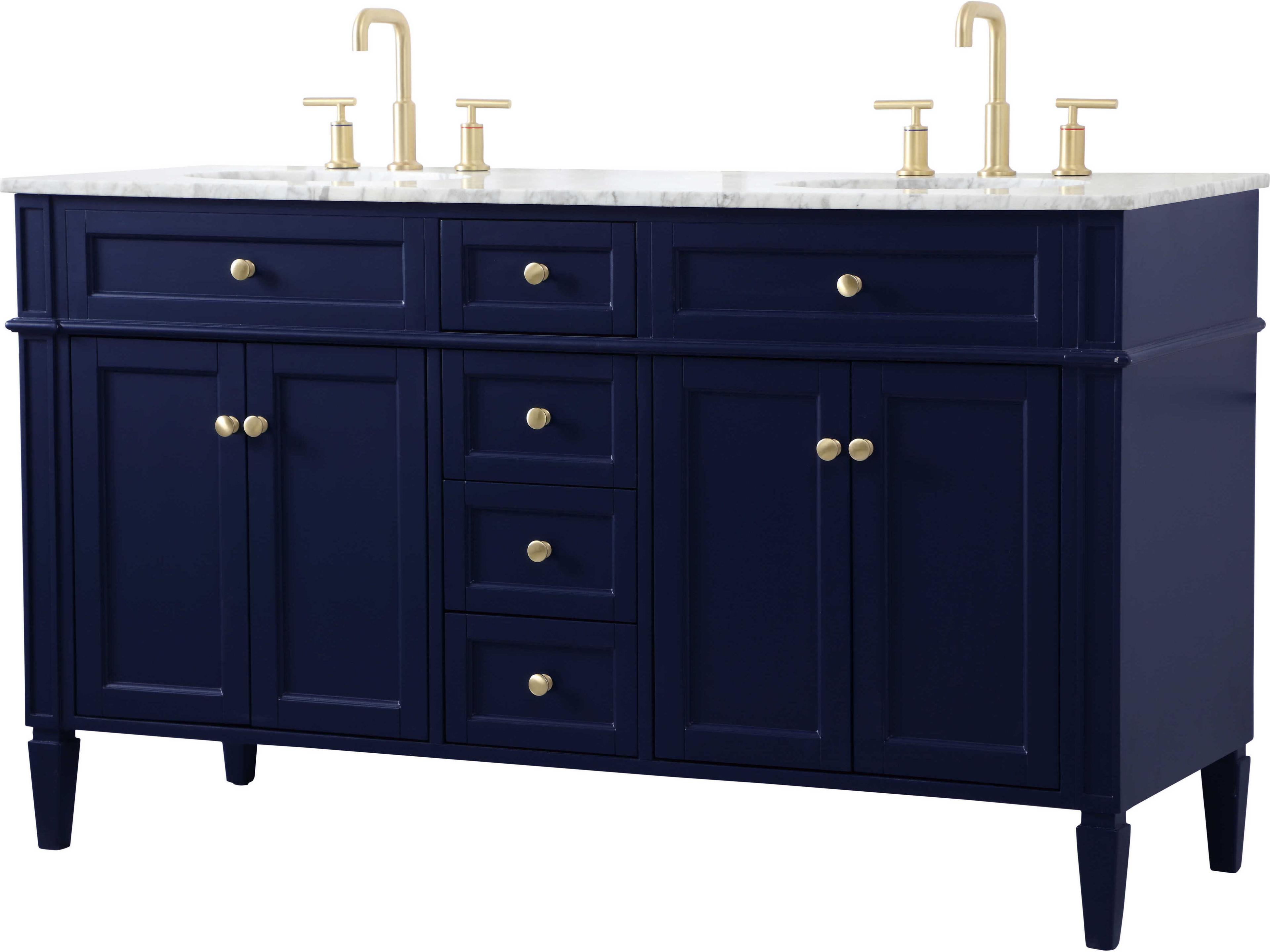 Elegant Lighting Blue 60" Vanity