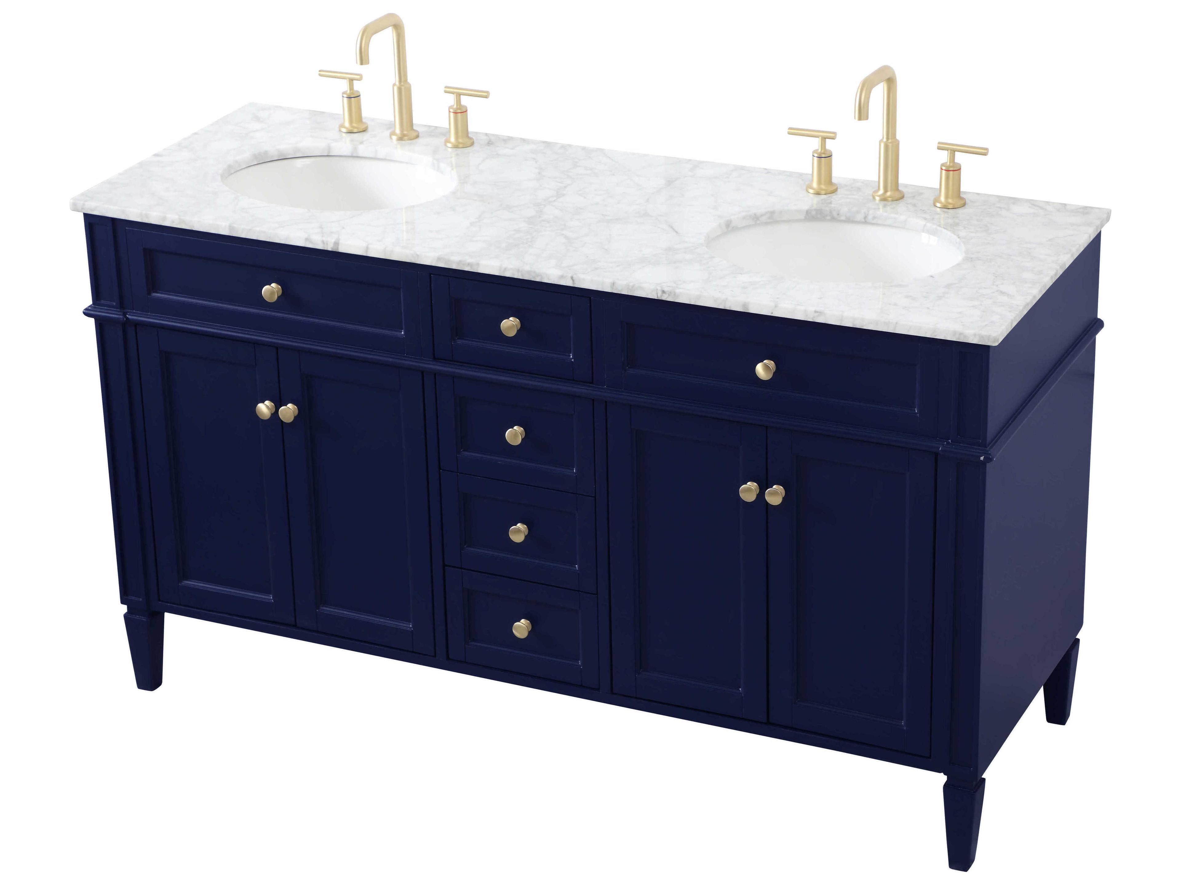 Elegant Lighting Blue 60" Vanity