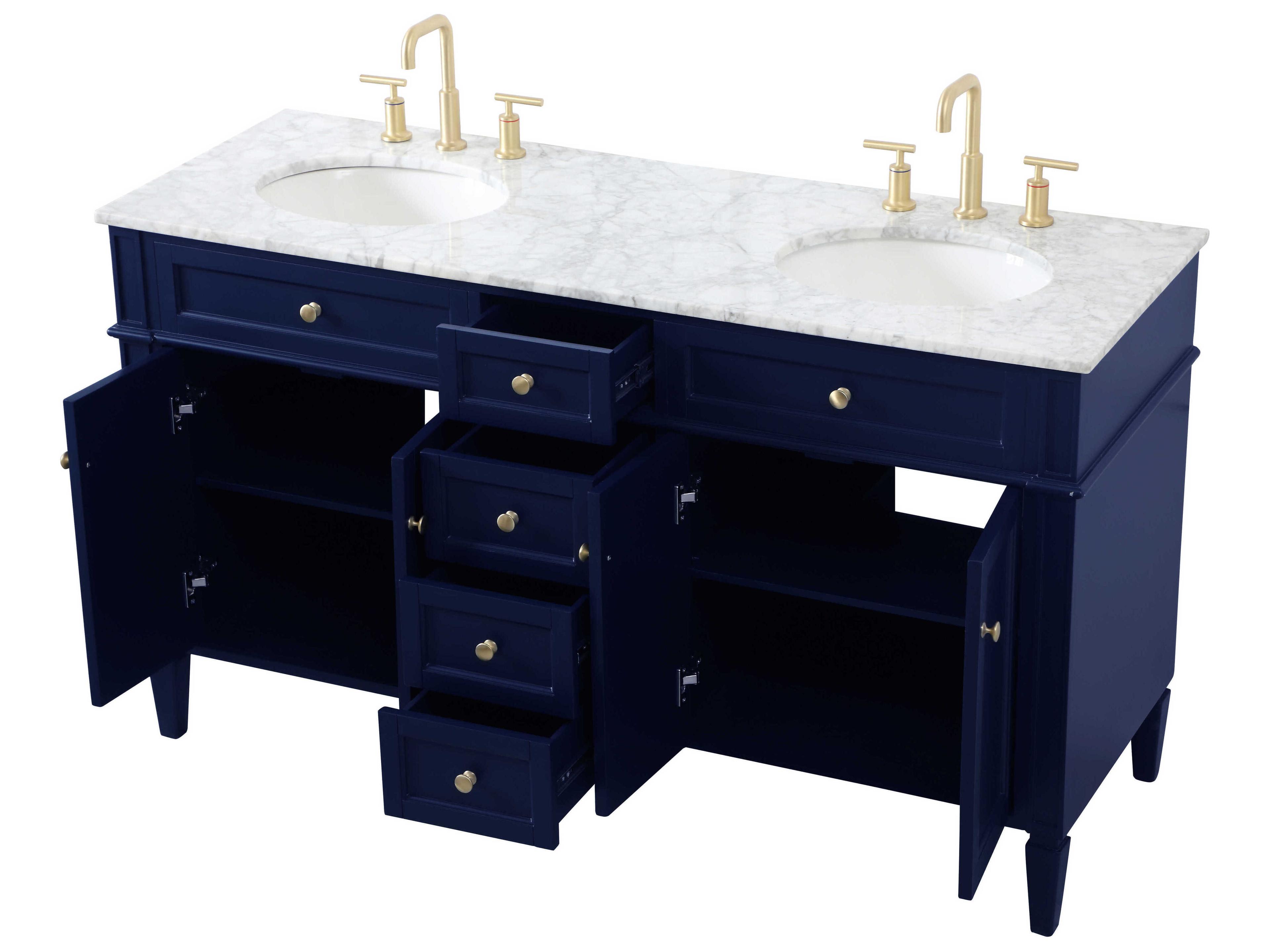 Elegant Lighting Blue 60" Vanity