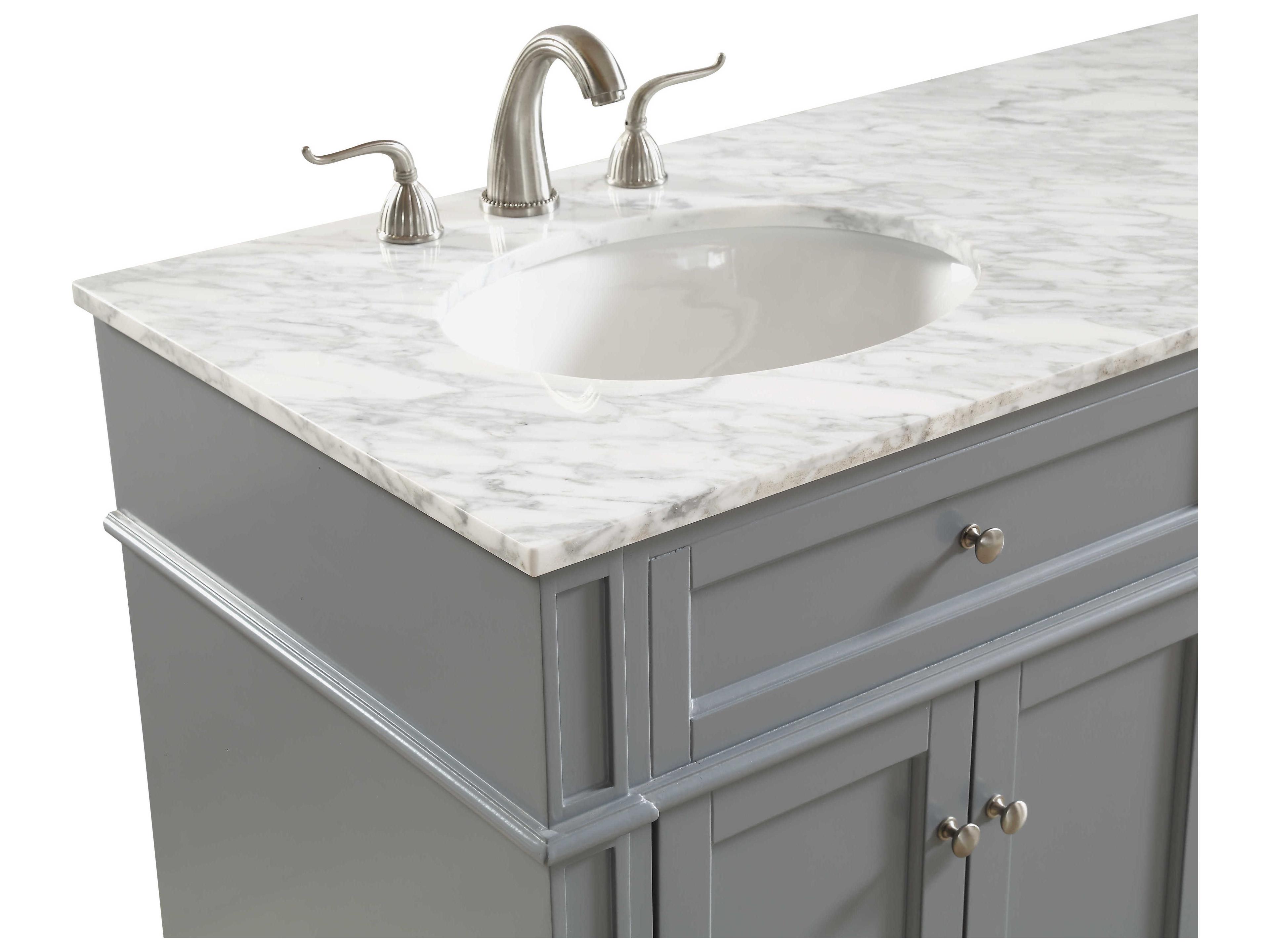 Elegant Lighting Park Avenue Grey 60" Vanity