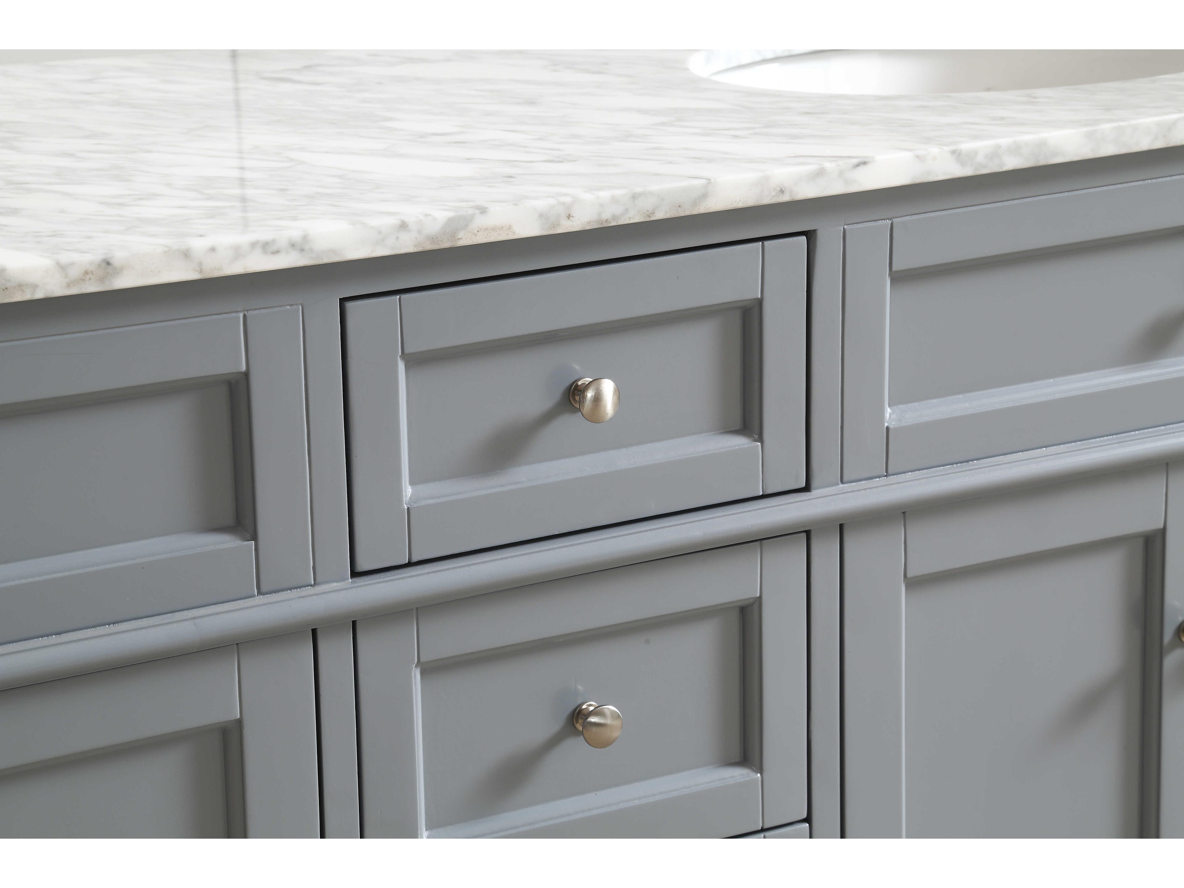 Elegant Lighting Park Avenue Grey 60" Vanity