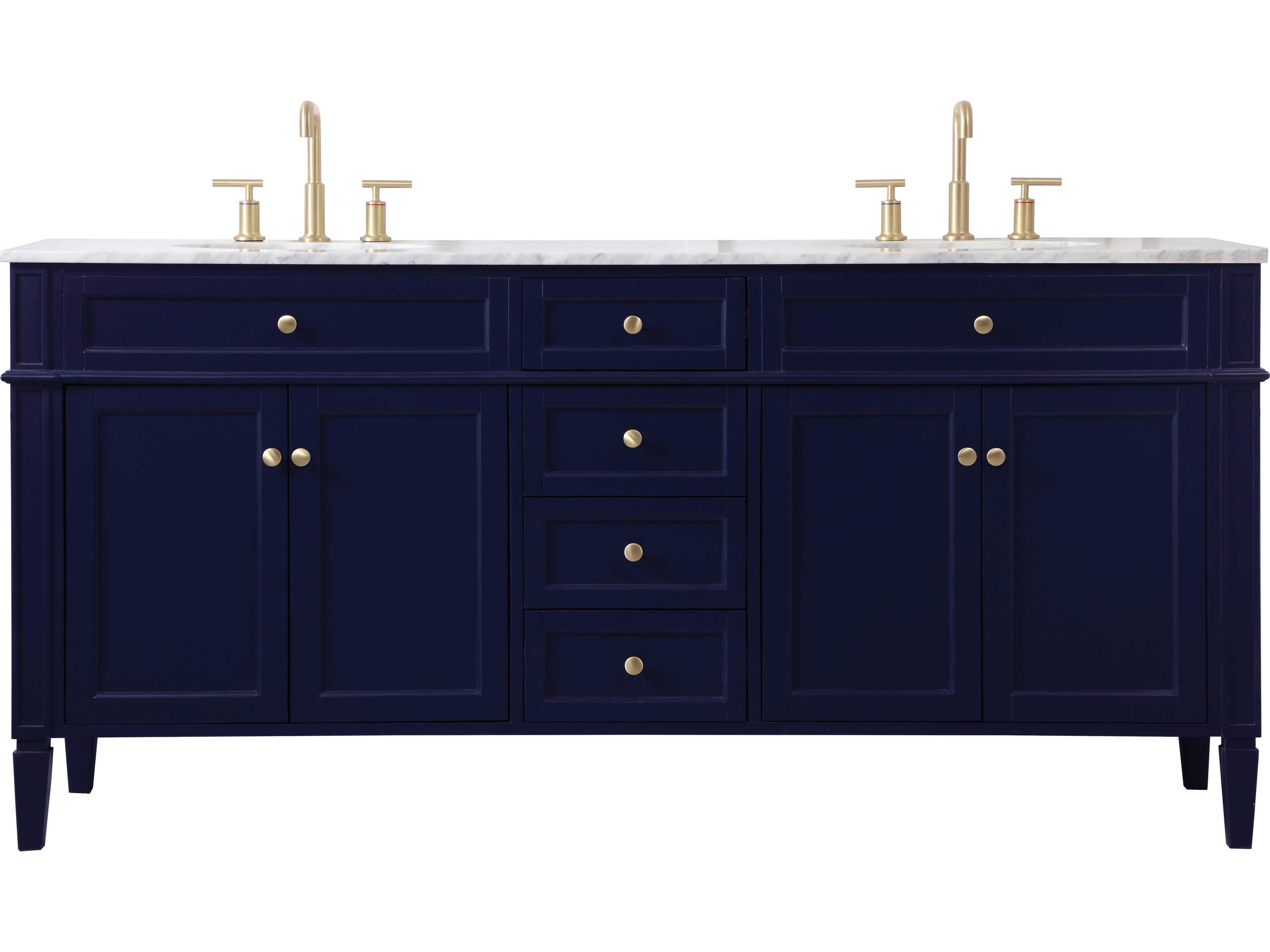 Park Avenue Blue 72" Vanity
