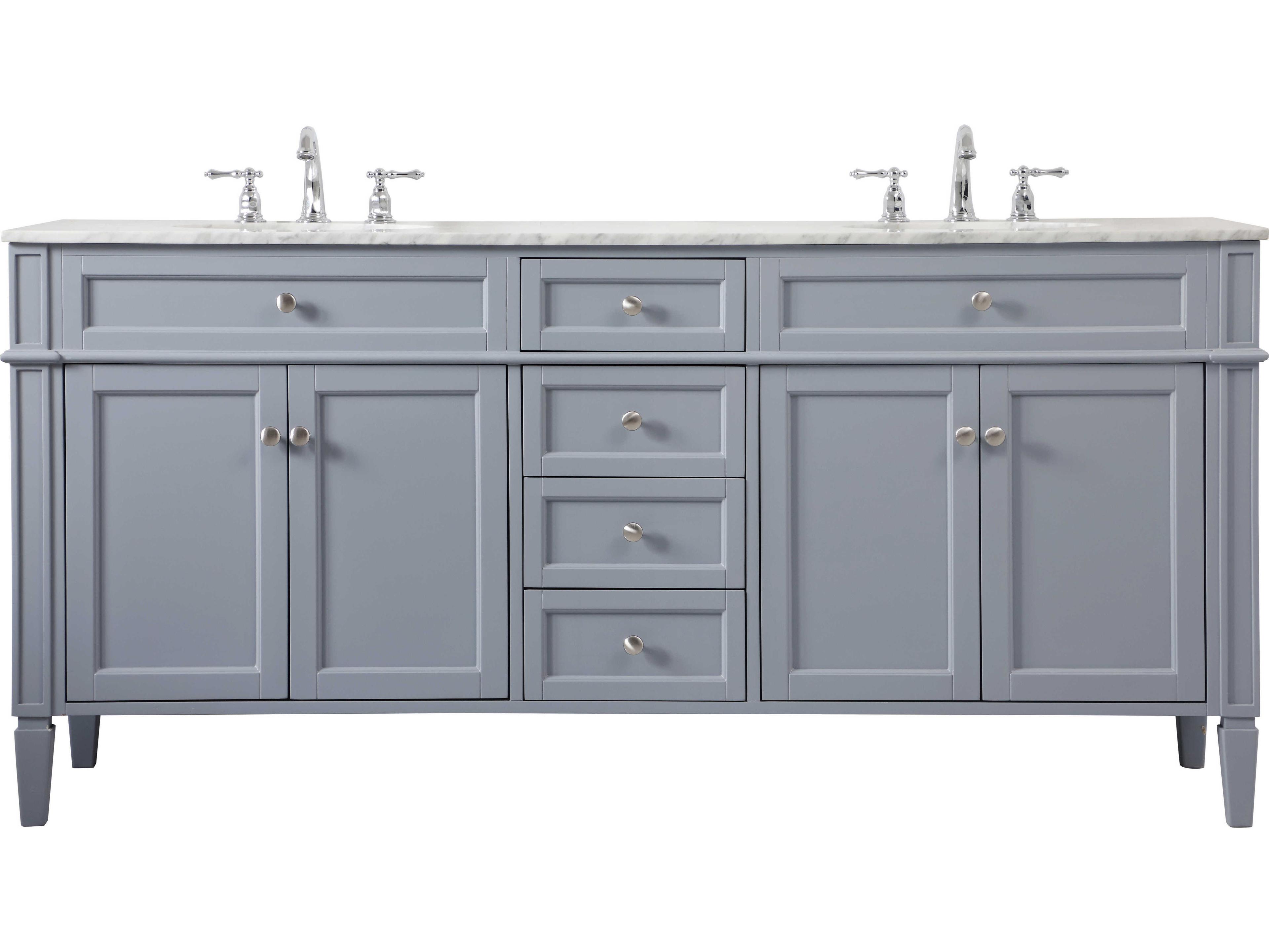 Park Avenue Grey 72" Vanity