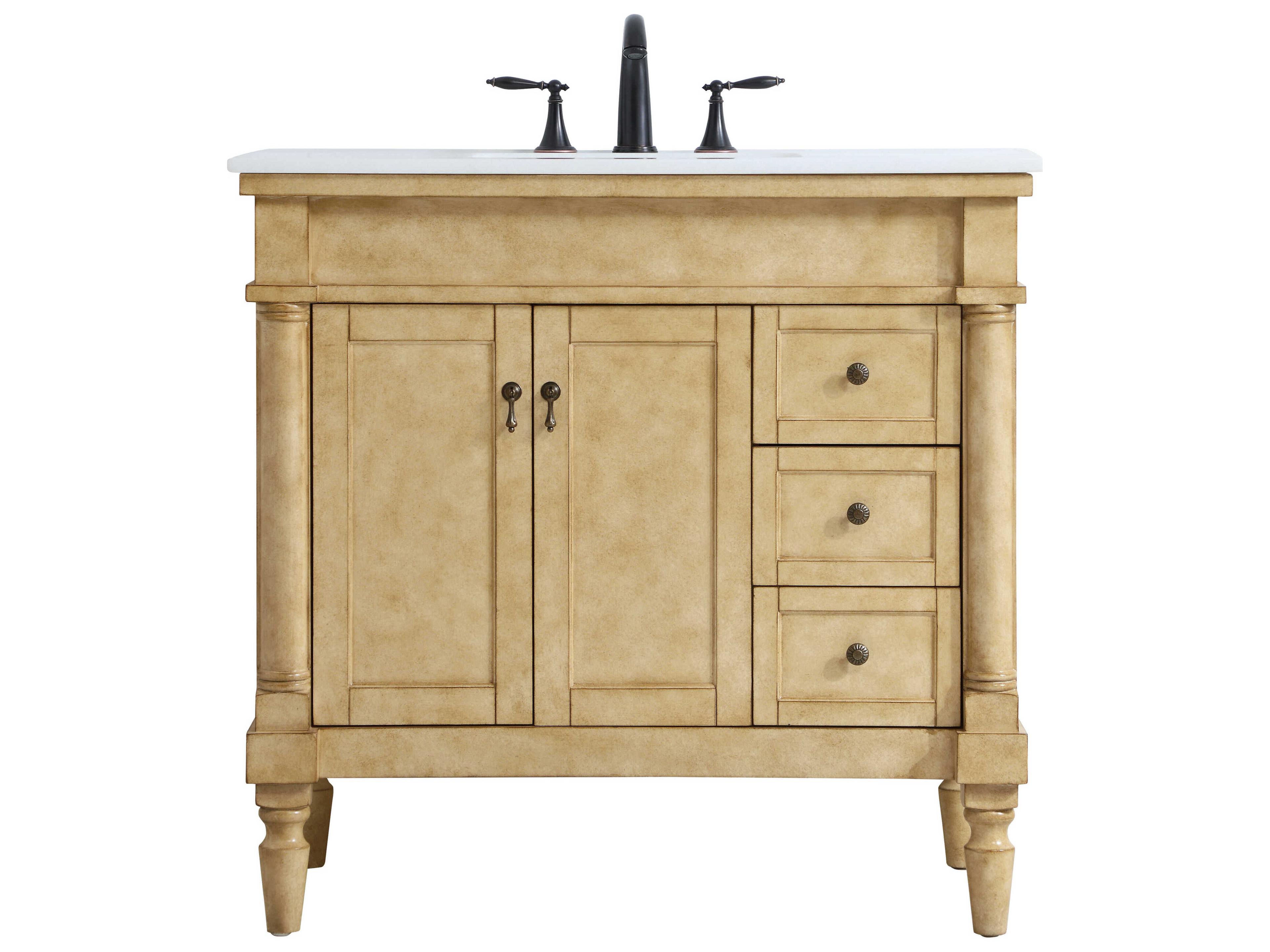 Lexington Antique Beige 36" Vanity