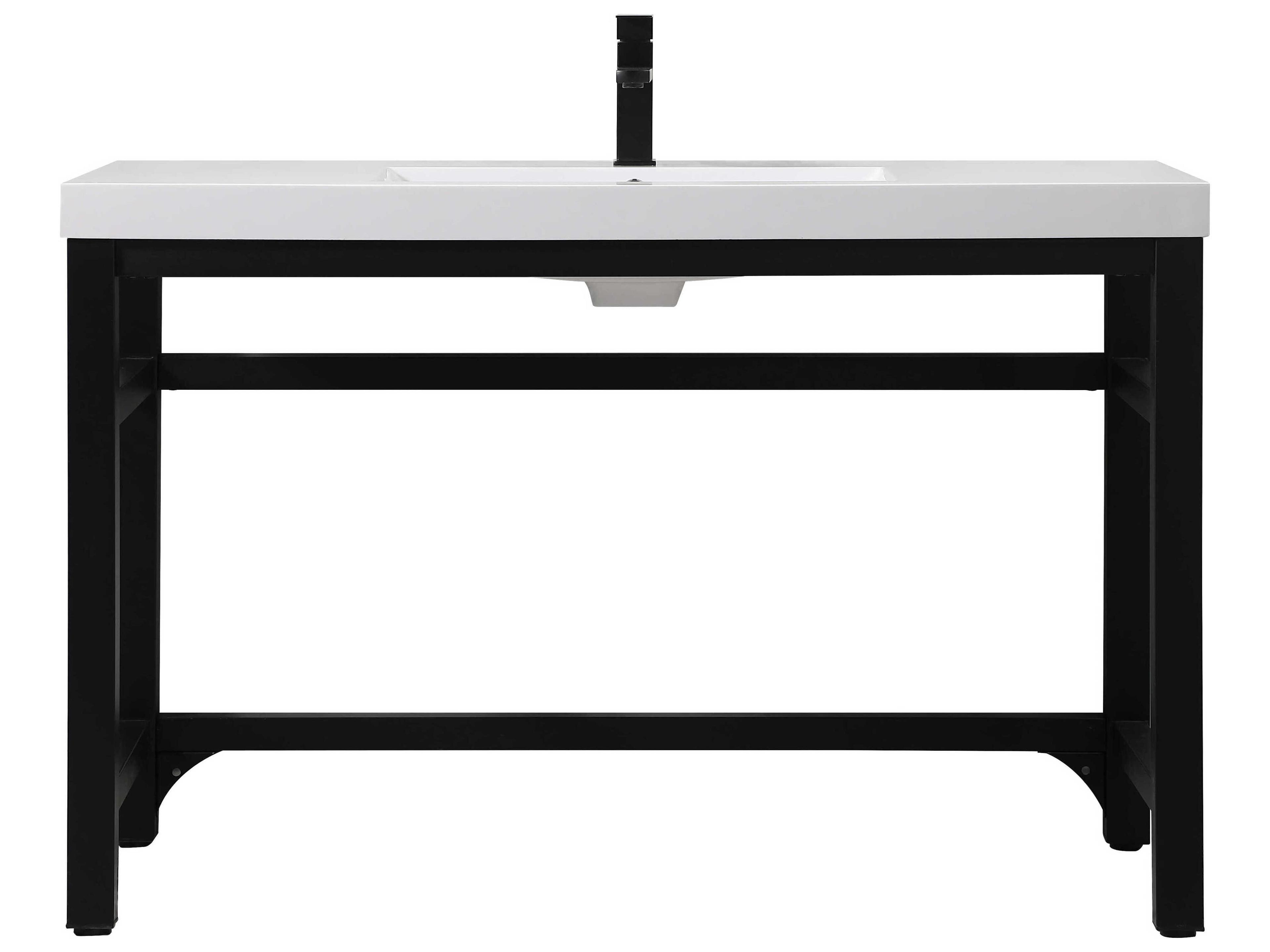 Raya Bathroom Vanity Black Modern
