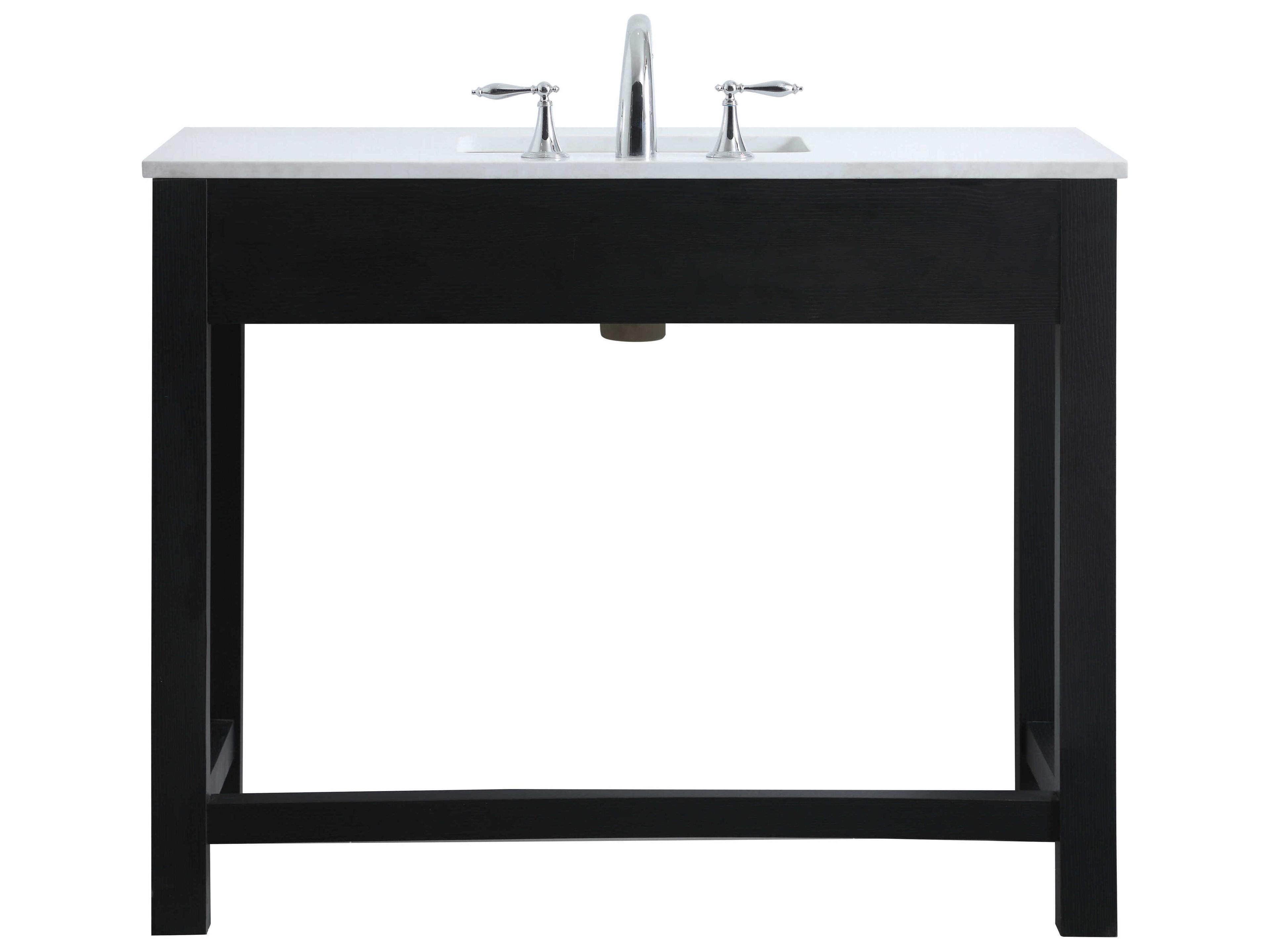 Elegant Lighting Hudson Black ADA Compliant Vanity