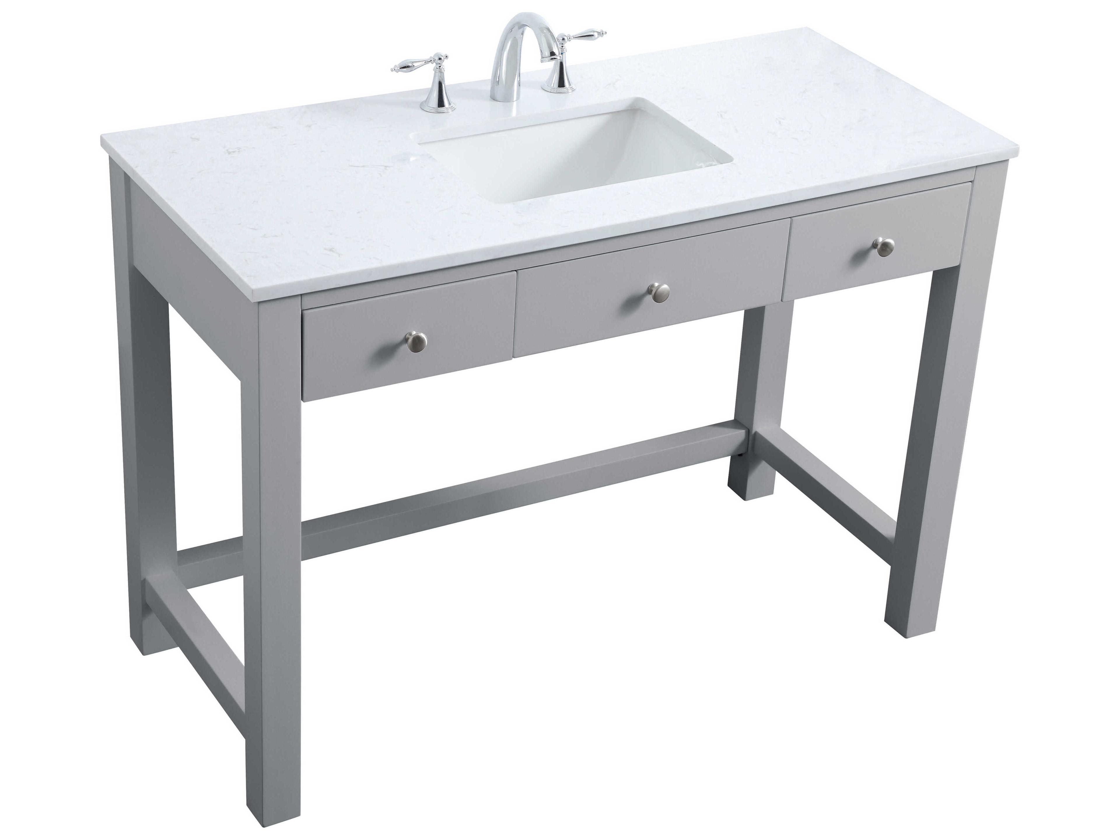 Elegant Lighting Hudson Grey ADA Compliant Vanity