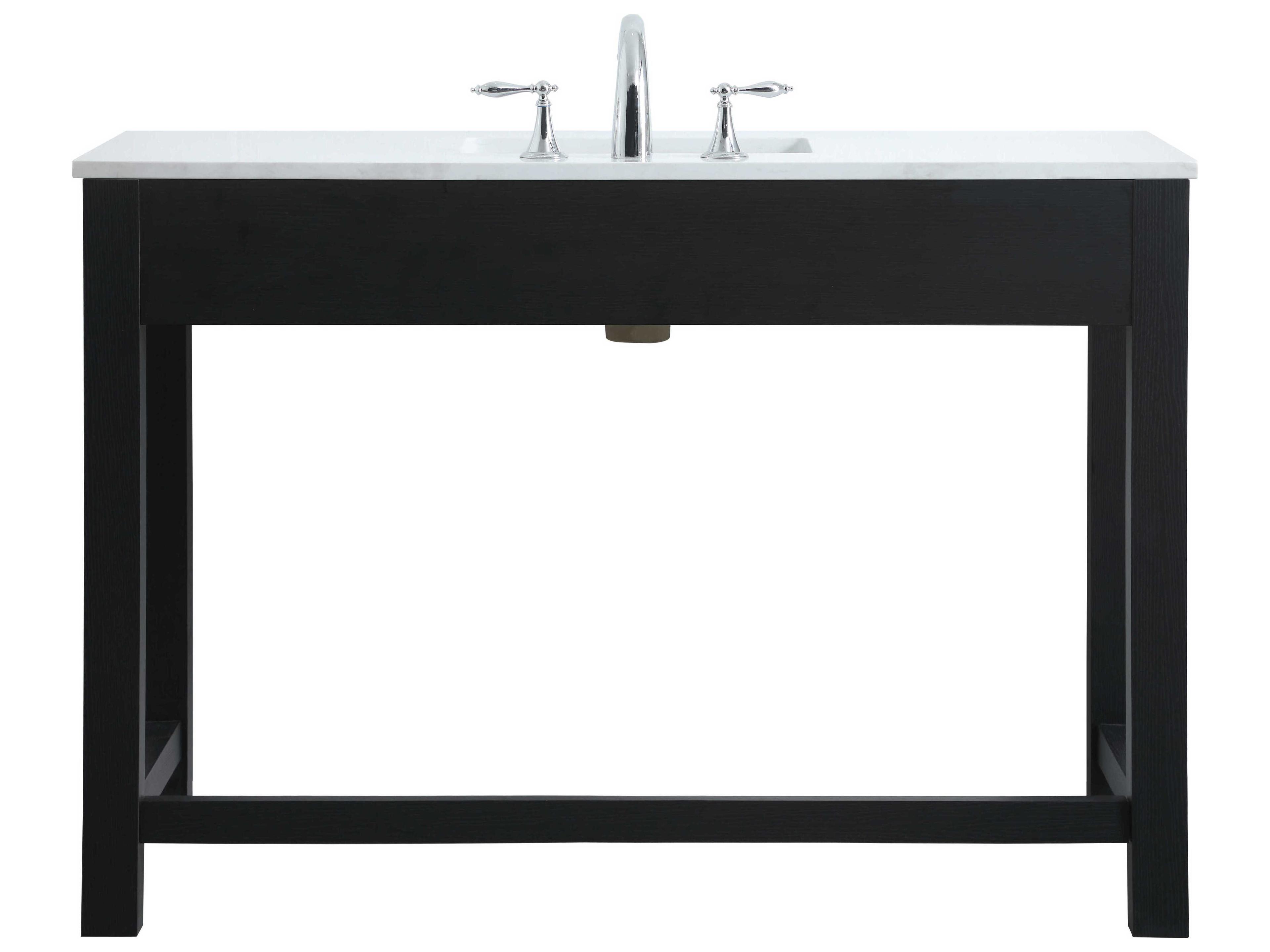 Elegant Lighting Hudson Black ADA Compliant Vanity