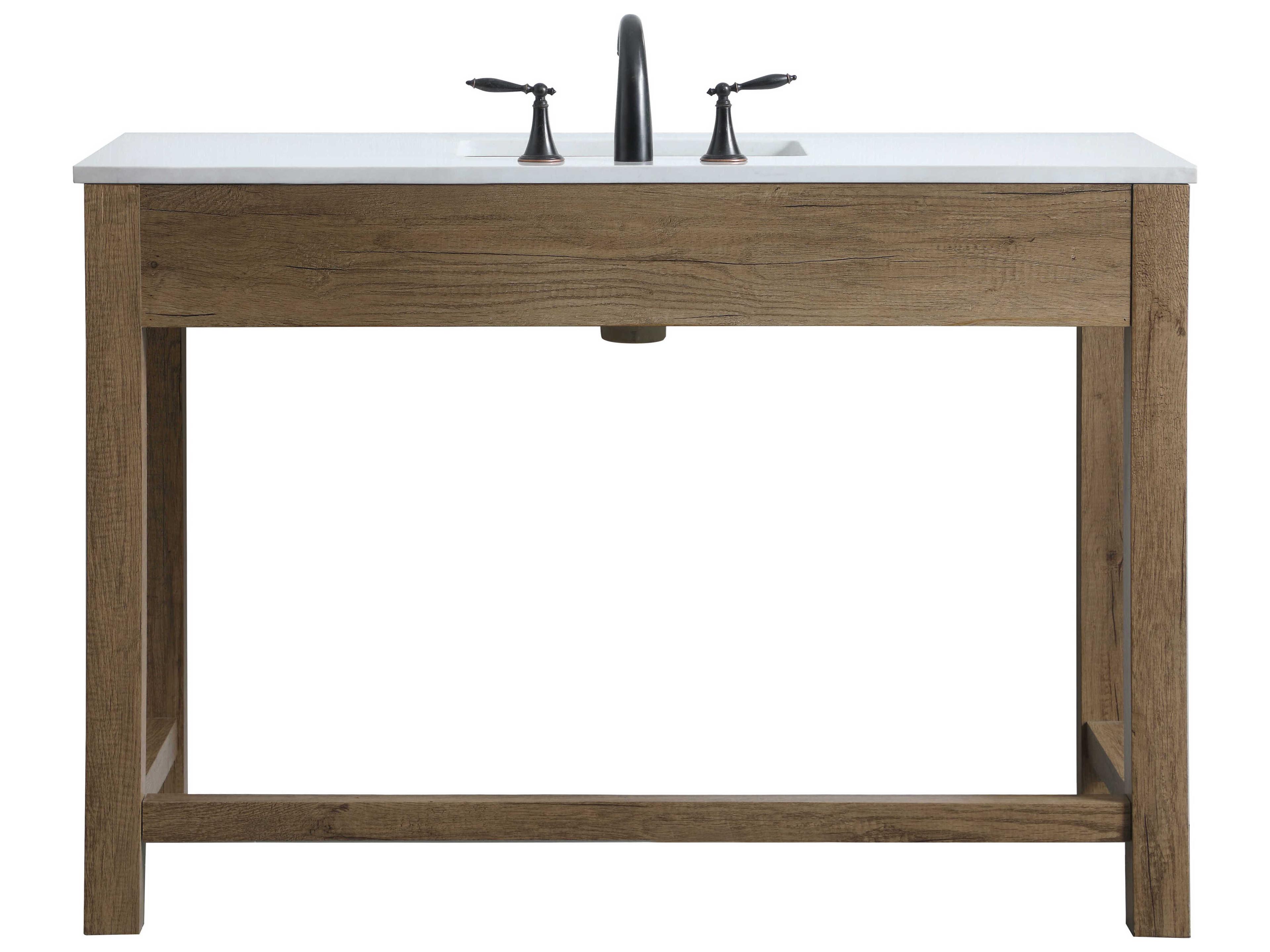 Elegant Lighting Hudson Natural Oak ADA Compliant Vanity
