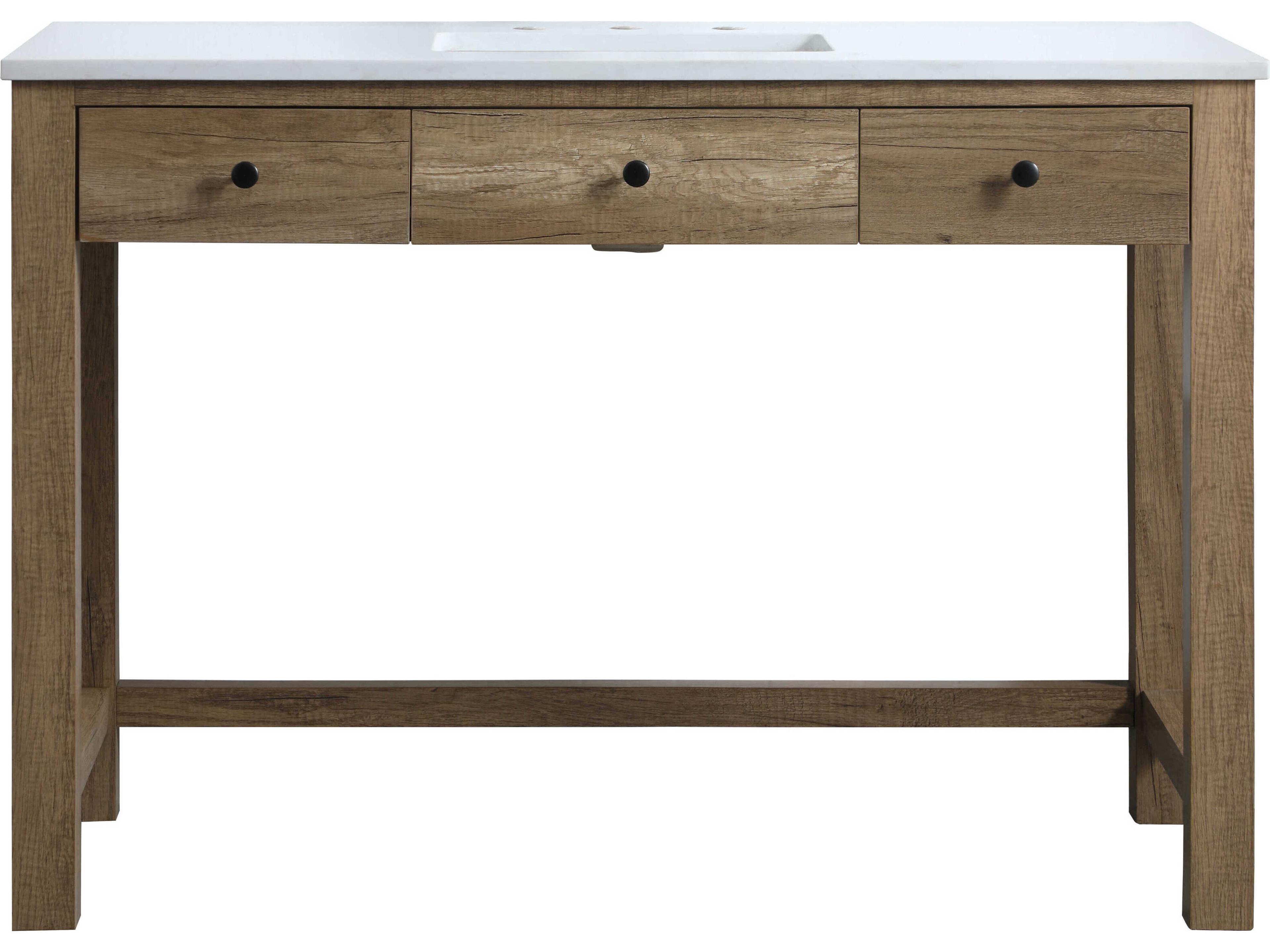 Elegant Lighting Hudson Natural Oak ADA Compliant Vanity