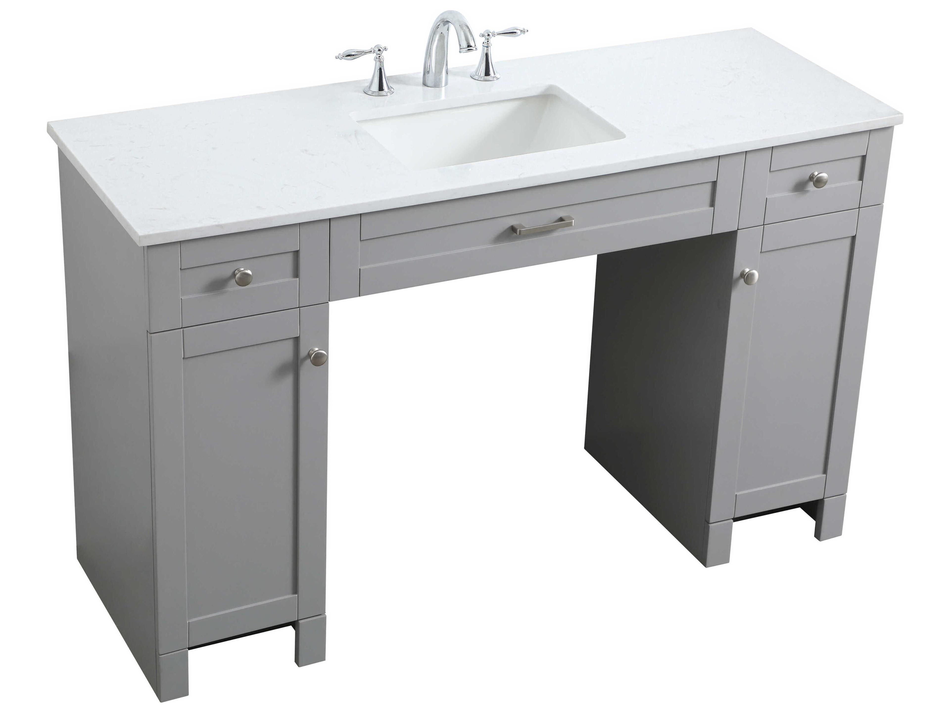 Elegant Lighting Cooper Grey ADA Compliant Vanity