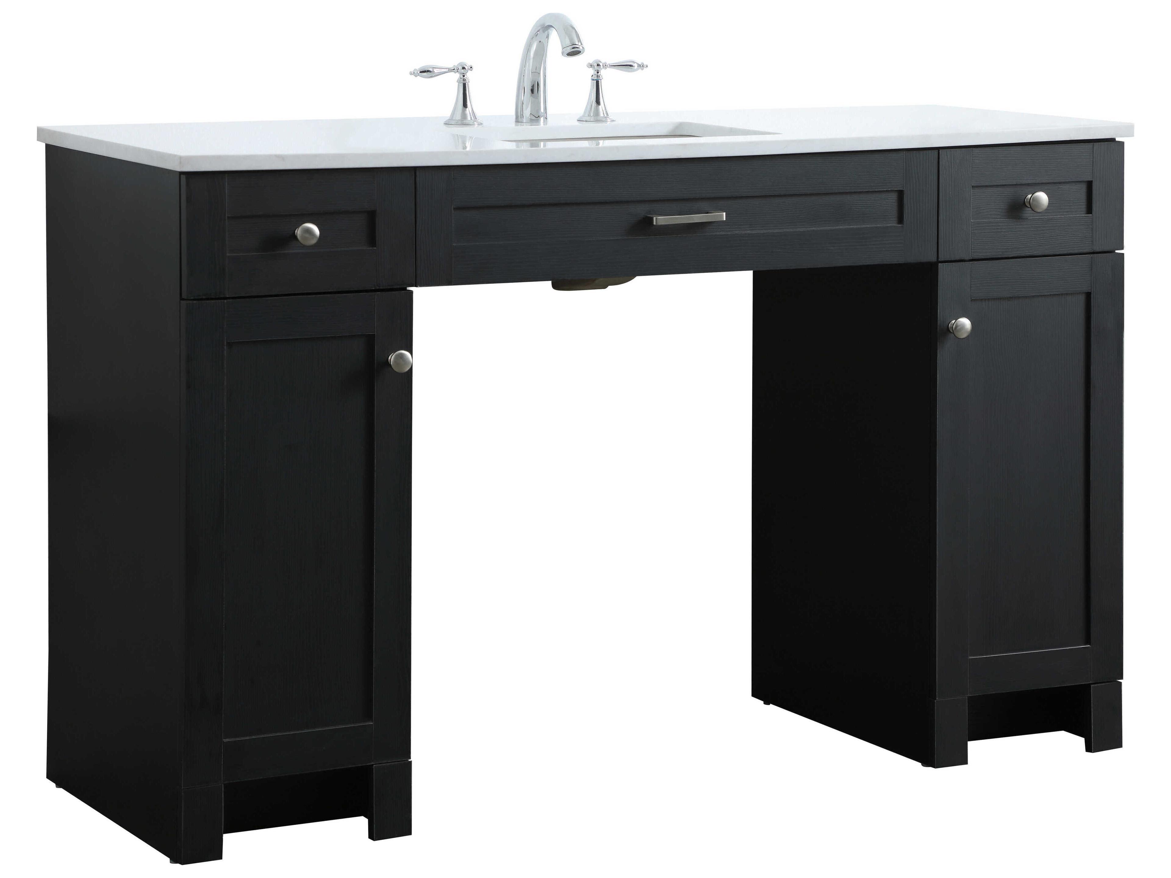 Elegant Lighting Cooper Black ADA Compliant Vanity