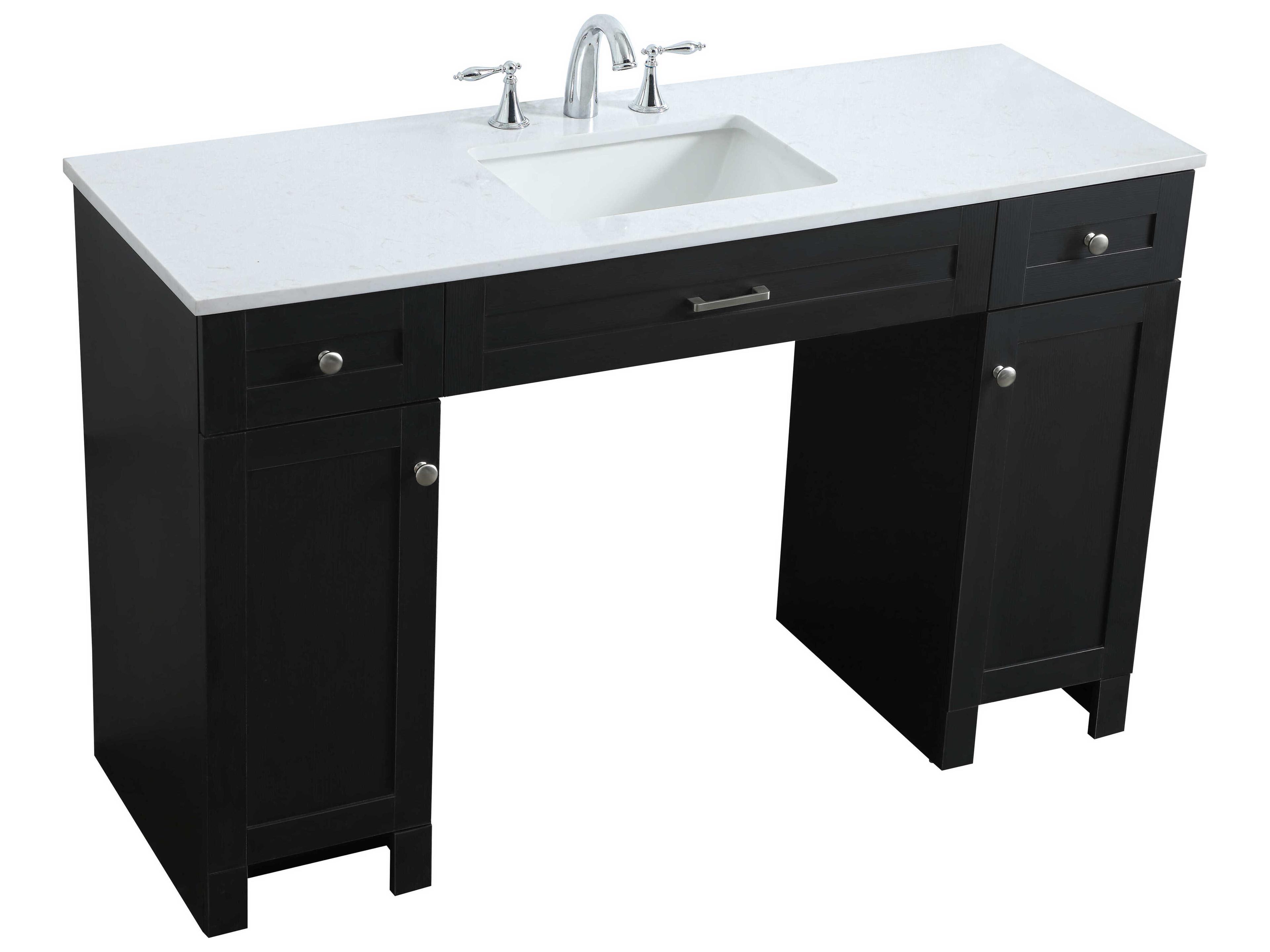 Elegant Lighting Cooper Black ADA Compliant Vanity