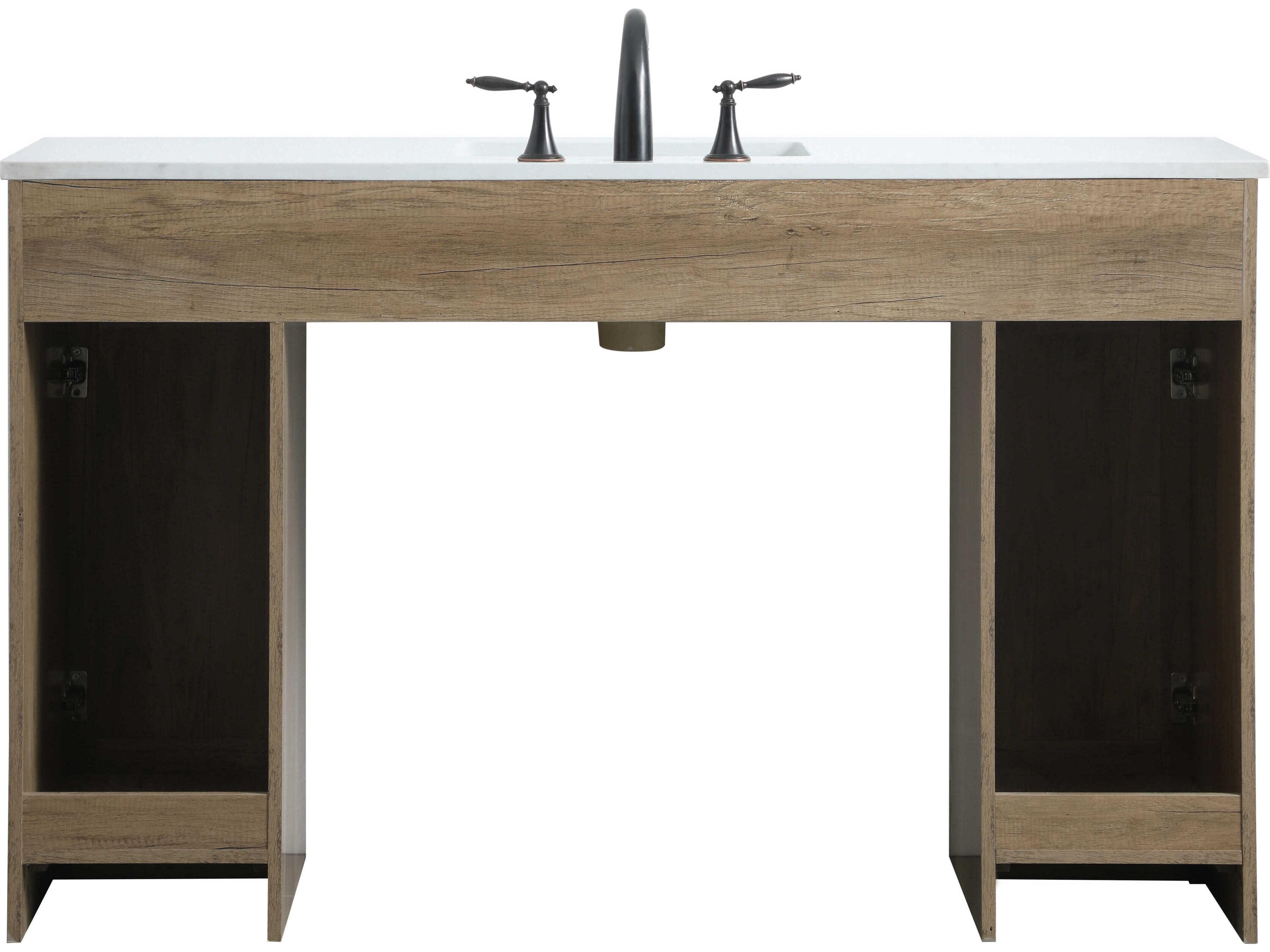 Elegant Lighting Cooper Natural Oak ADA Compliant Vanity