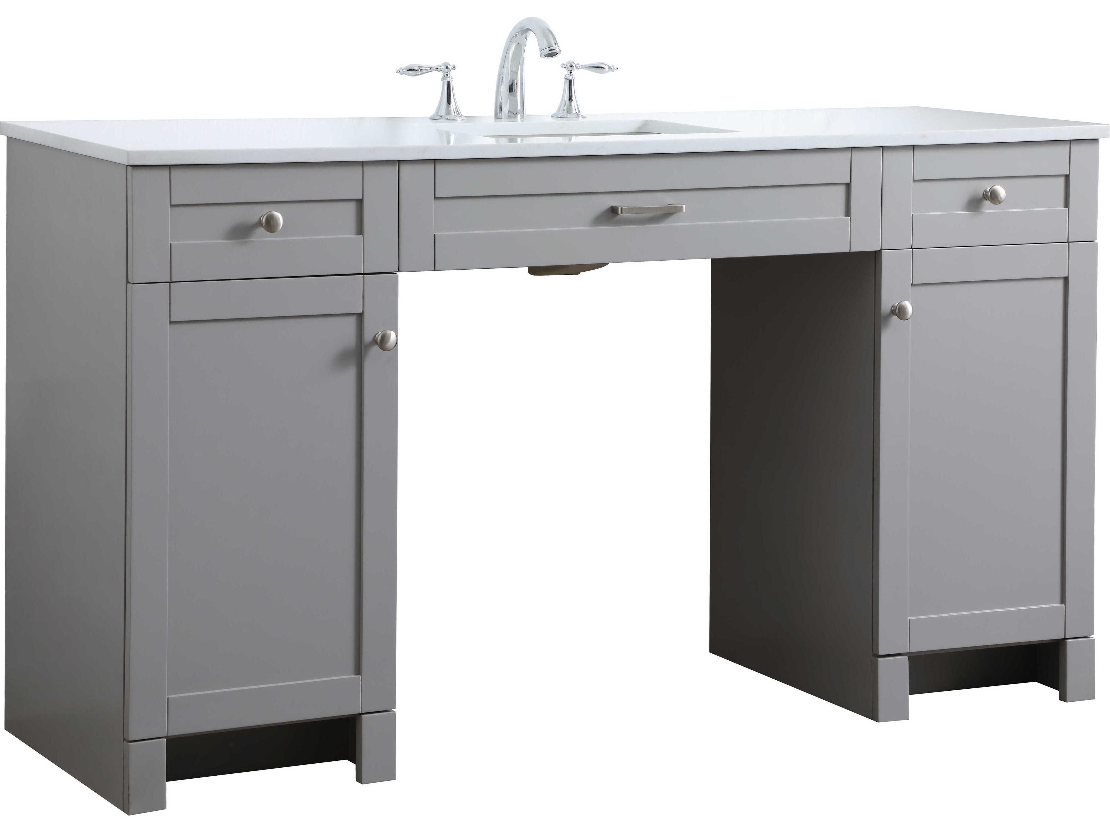 Elegant Lighting Cooper Grey ADA Compliant Vanity