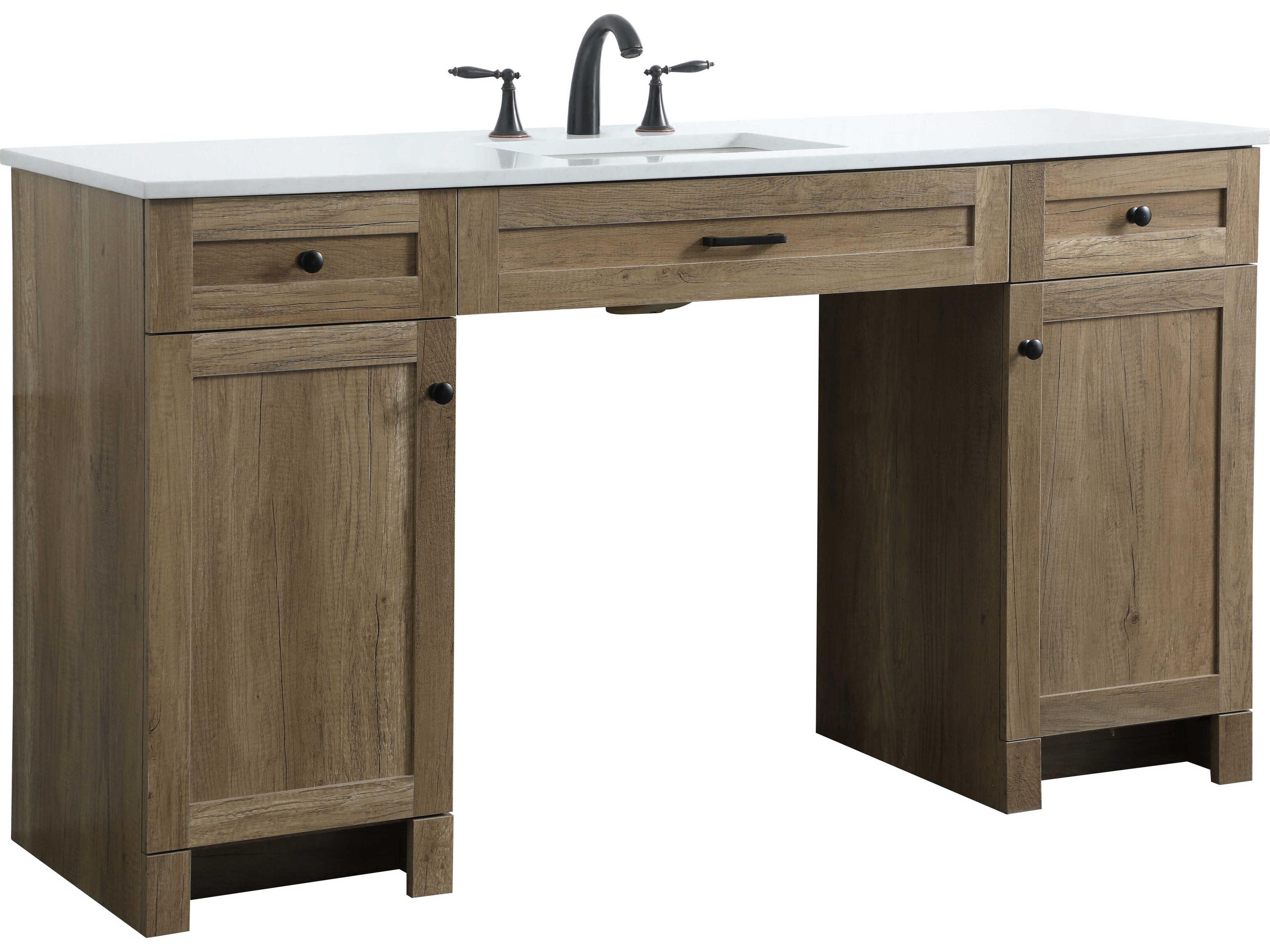 Elegant Lighting Cooper Natural Oak ADA Compliant Vanity