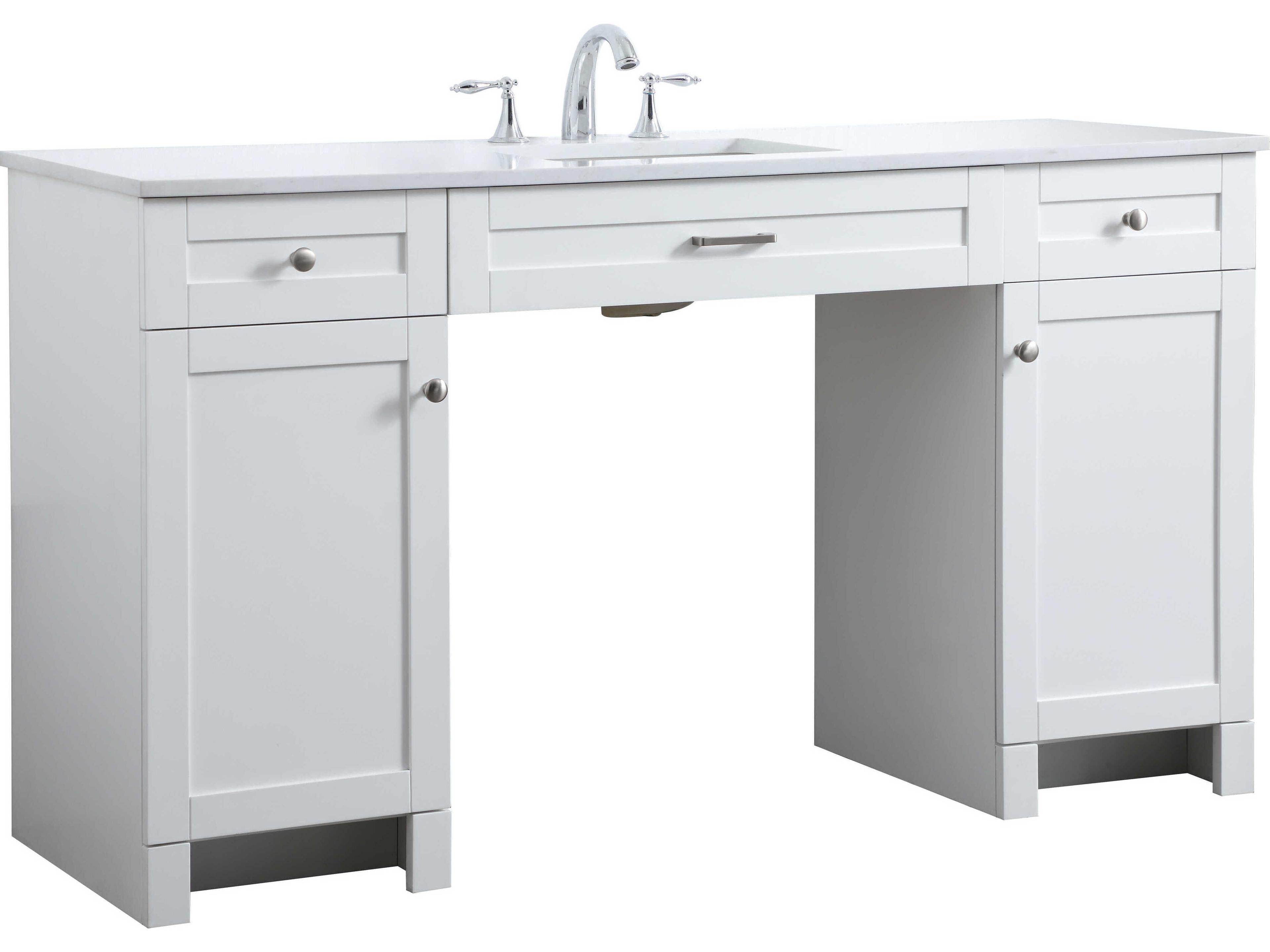 Elegant Lighting Cooper White ADA Compliant Vanity